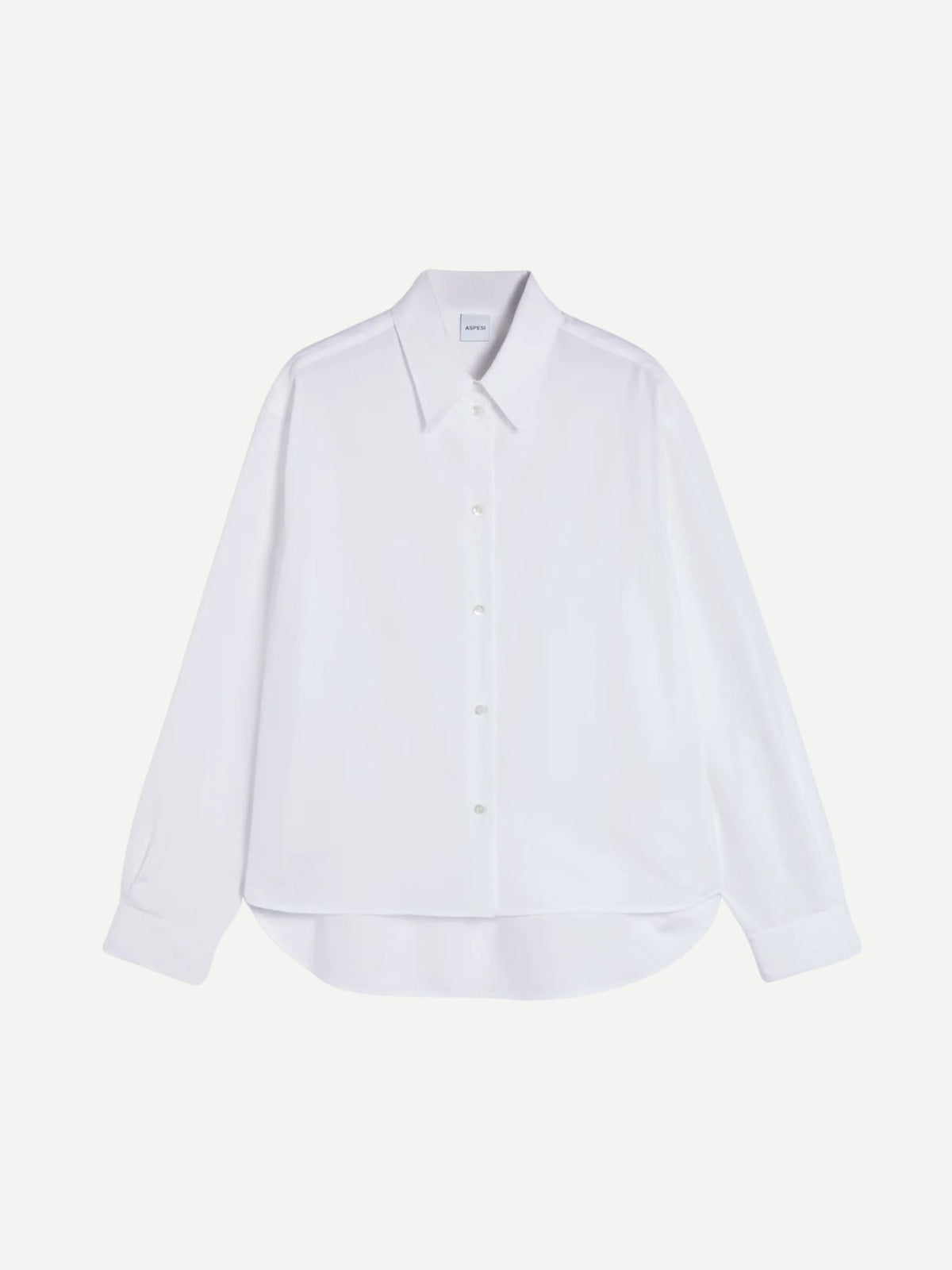 Aspesi-Camicia Mod.5483 - White-Blouses-Boboli-Vancouver-Canada