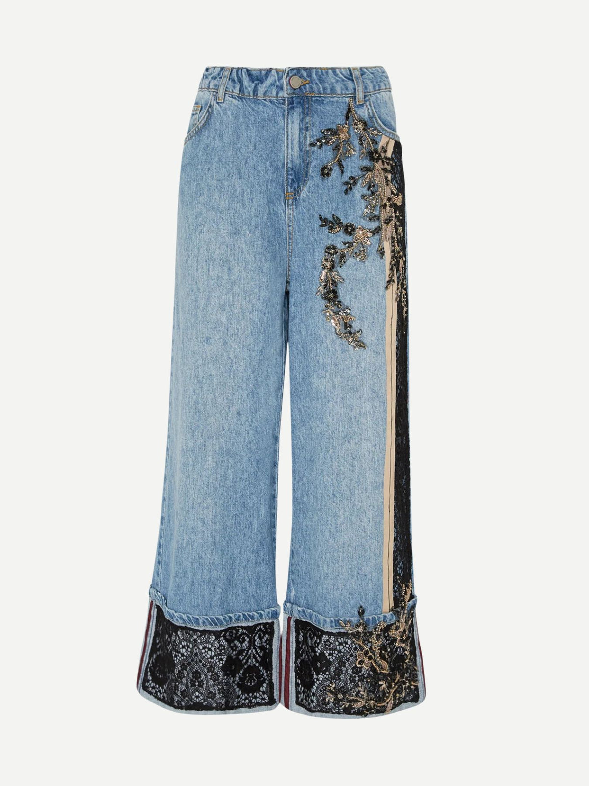 Antonio Marras-Palazzo Pant - Light Blue Denim-Pants-Boboli-Vancouver-Canada