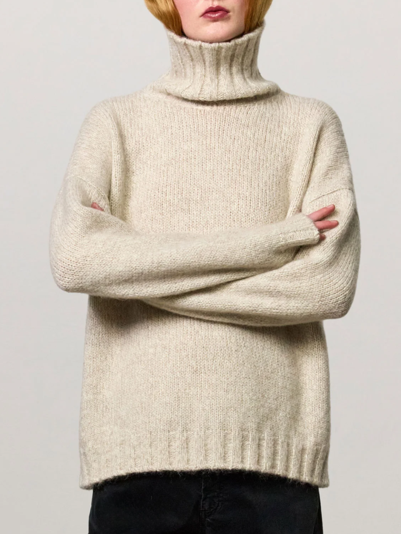 Massimo Alba-Virginia Turtleneck Sweater - Snow-Sweaters-Boboli-Vancouver-Canada