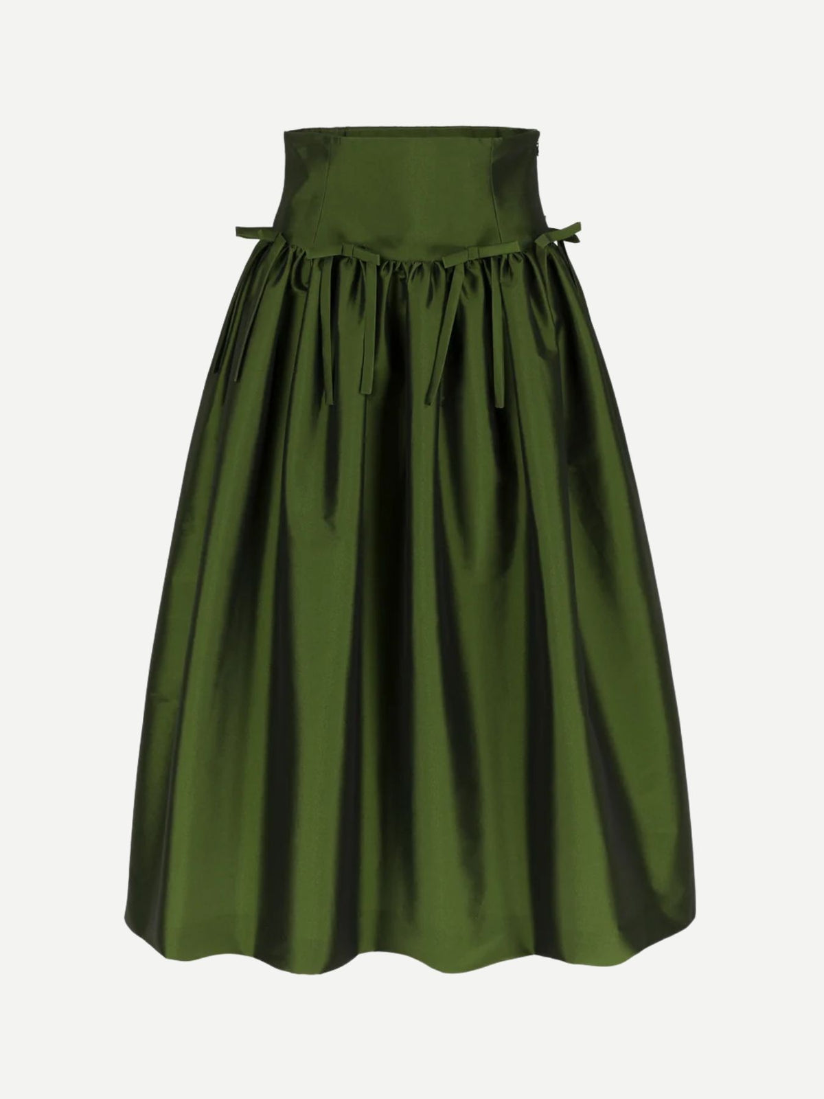 Bernadette-Oscar Skirt-Dark Lime-Skirts-Boboli-Vancouver-Canada