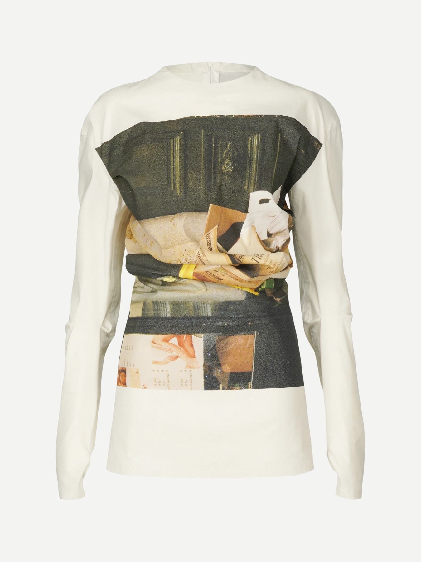 Issey Miyake-Street View Shirt - Off White-Shirts-Boboli-Vancouver-Canada