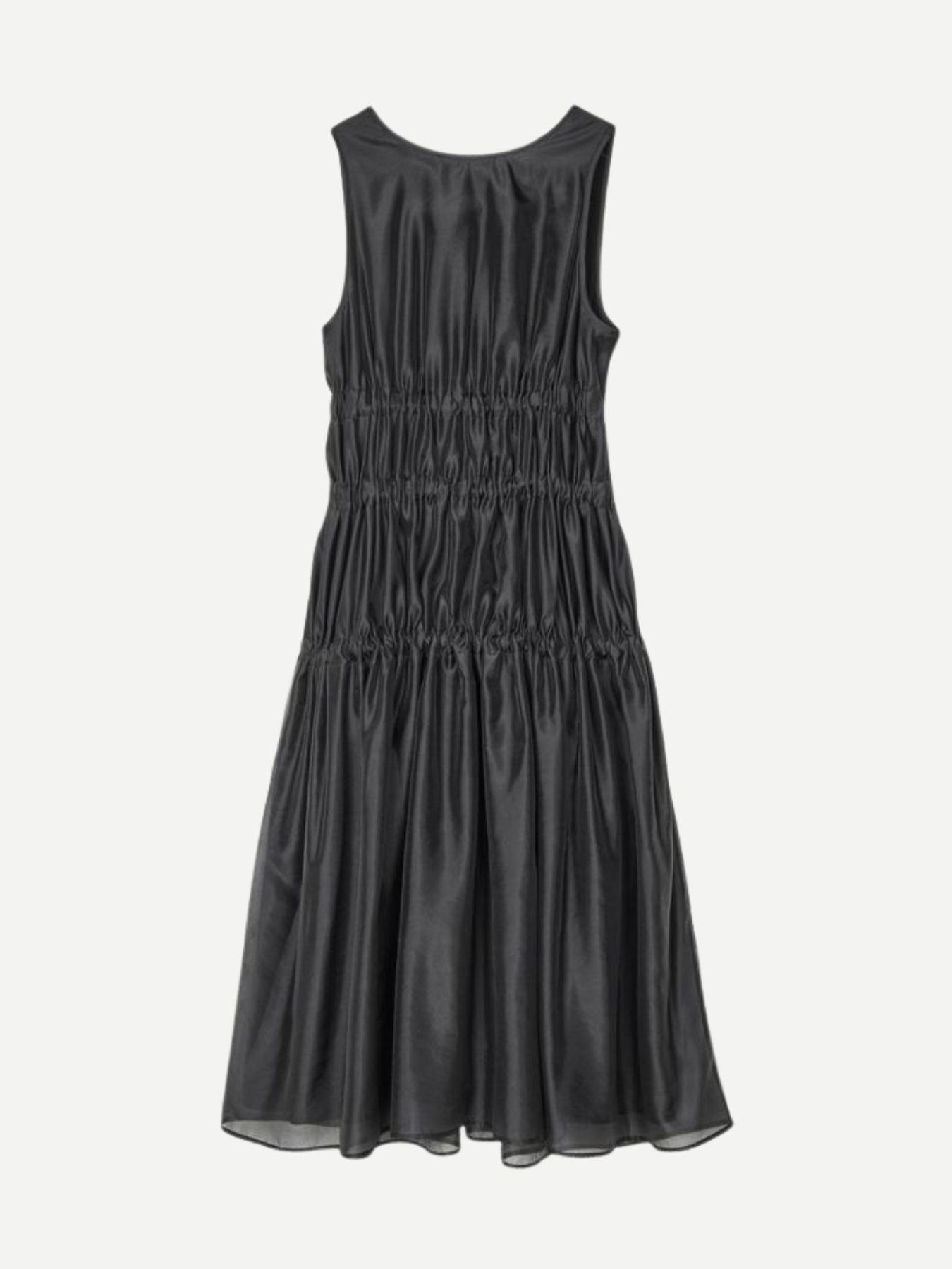 Cecilie Bahnsen-Fara Dress Hybrid Organza - Black-Dresses-Boboli-Vancouver-Canada
