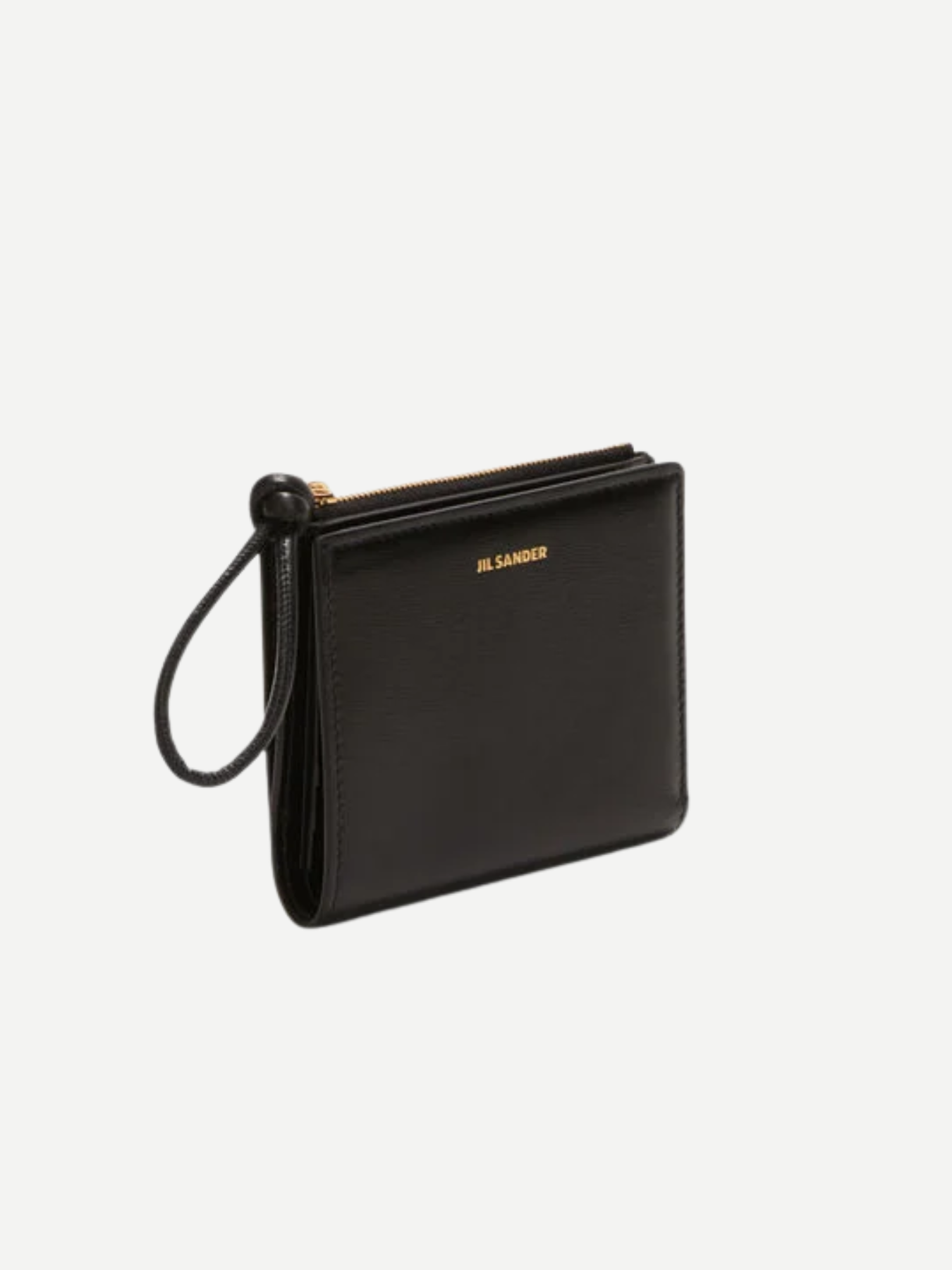 Jil Sander-Mini French Wallet Giro - Black-Wallets-Boboli-Vancouver-Canada