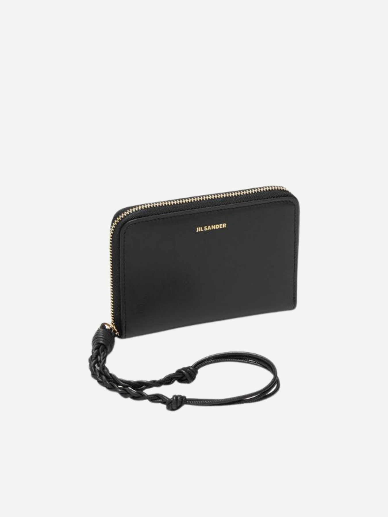 Jil Sander-Tangle Wallet - Black-Other Small Leather Goods-Boboli-Vancouver-Canada