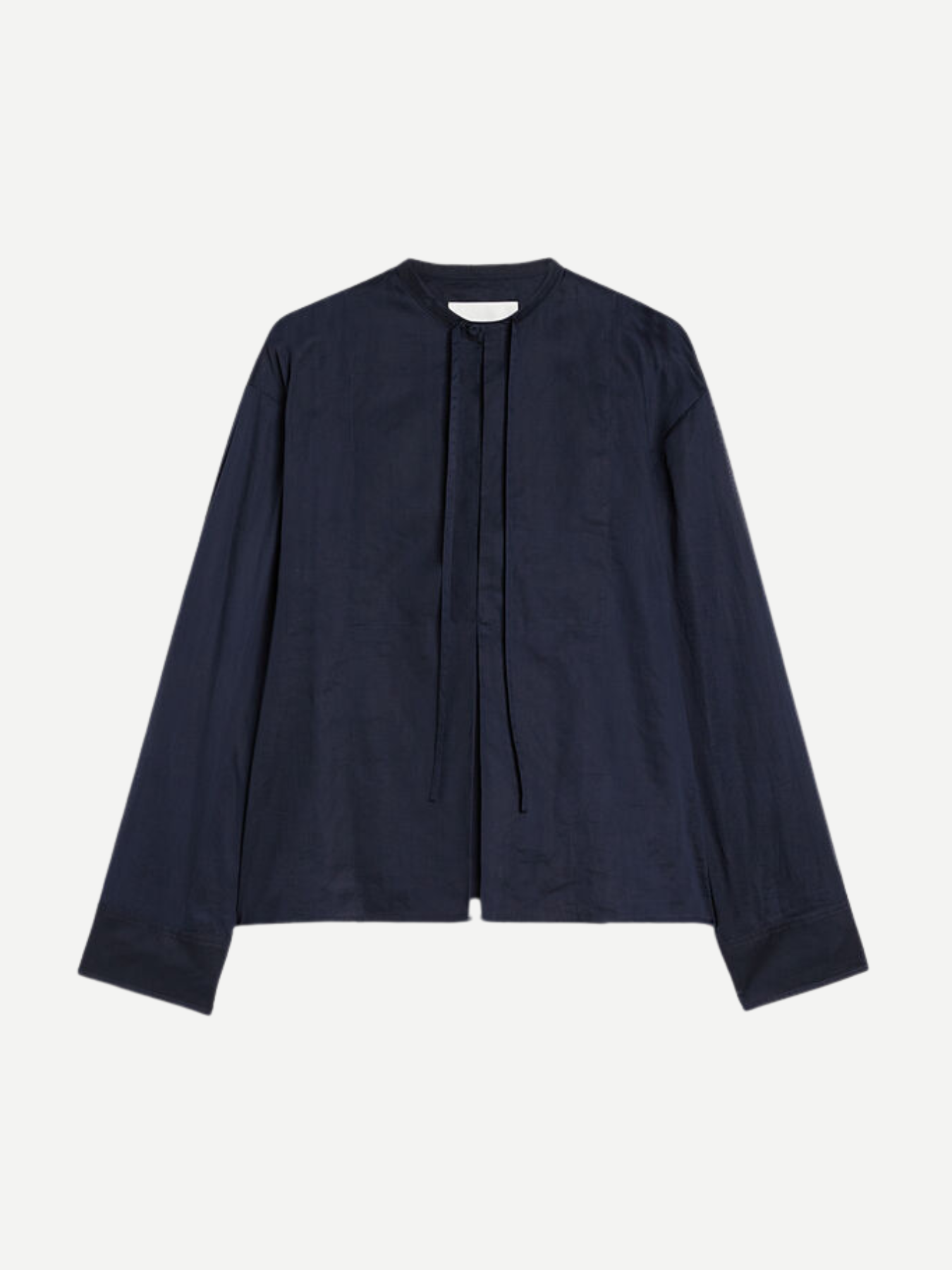 Jil Sander-Glass Cotton Organdy Top - Midnight-Top-Boboli-Vancouver-Canada