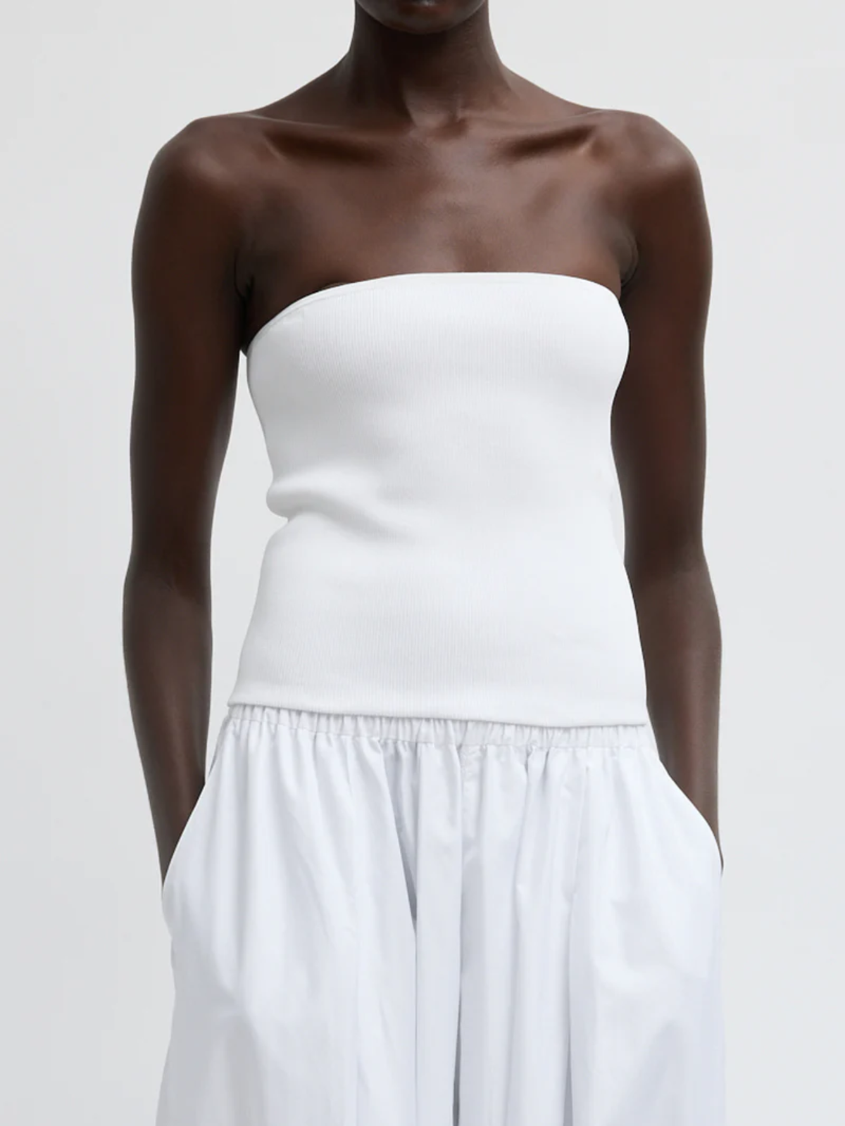Tibi | Ribbed Sweater Tube Top | Boboli, Vancouver Canada