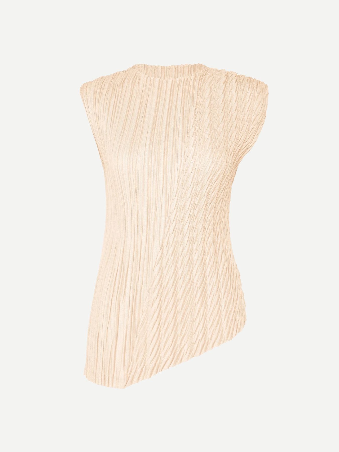 Unfurling Pleats Blouse - Off White