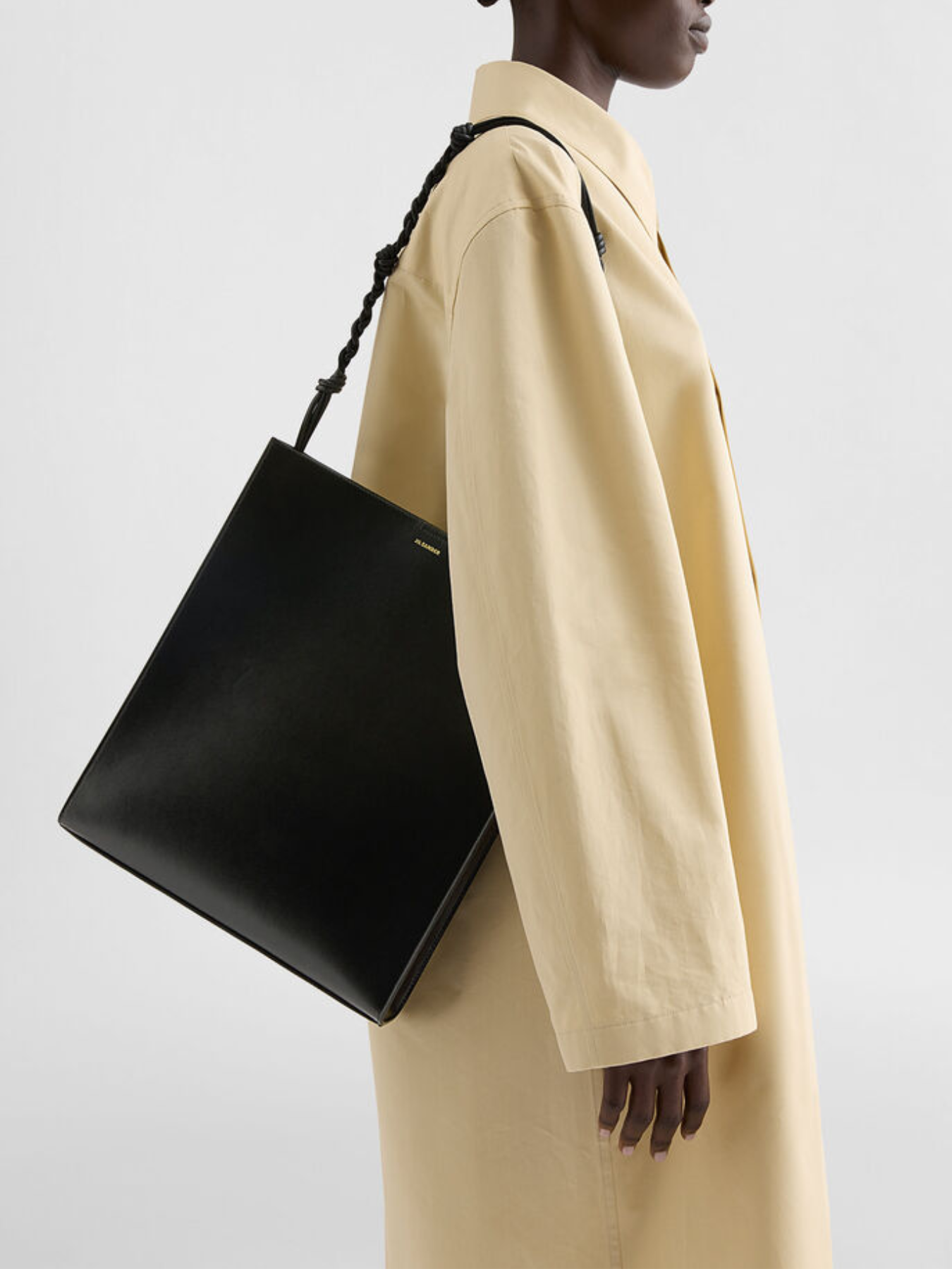 Jil Sander-Tangle Shoulder Bag - Black-Shoulder Bag-Boboli-Vancouver-Canada