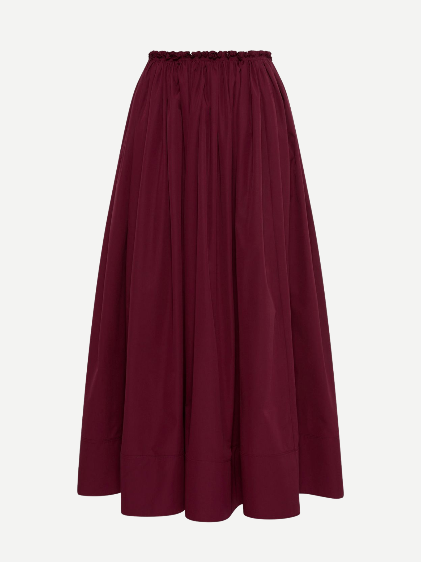 Gabriela Hearst-Shiva Skirt - Bordeaux-Skirts-Boboli-Vancouver-Canada