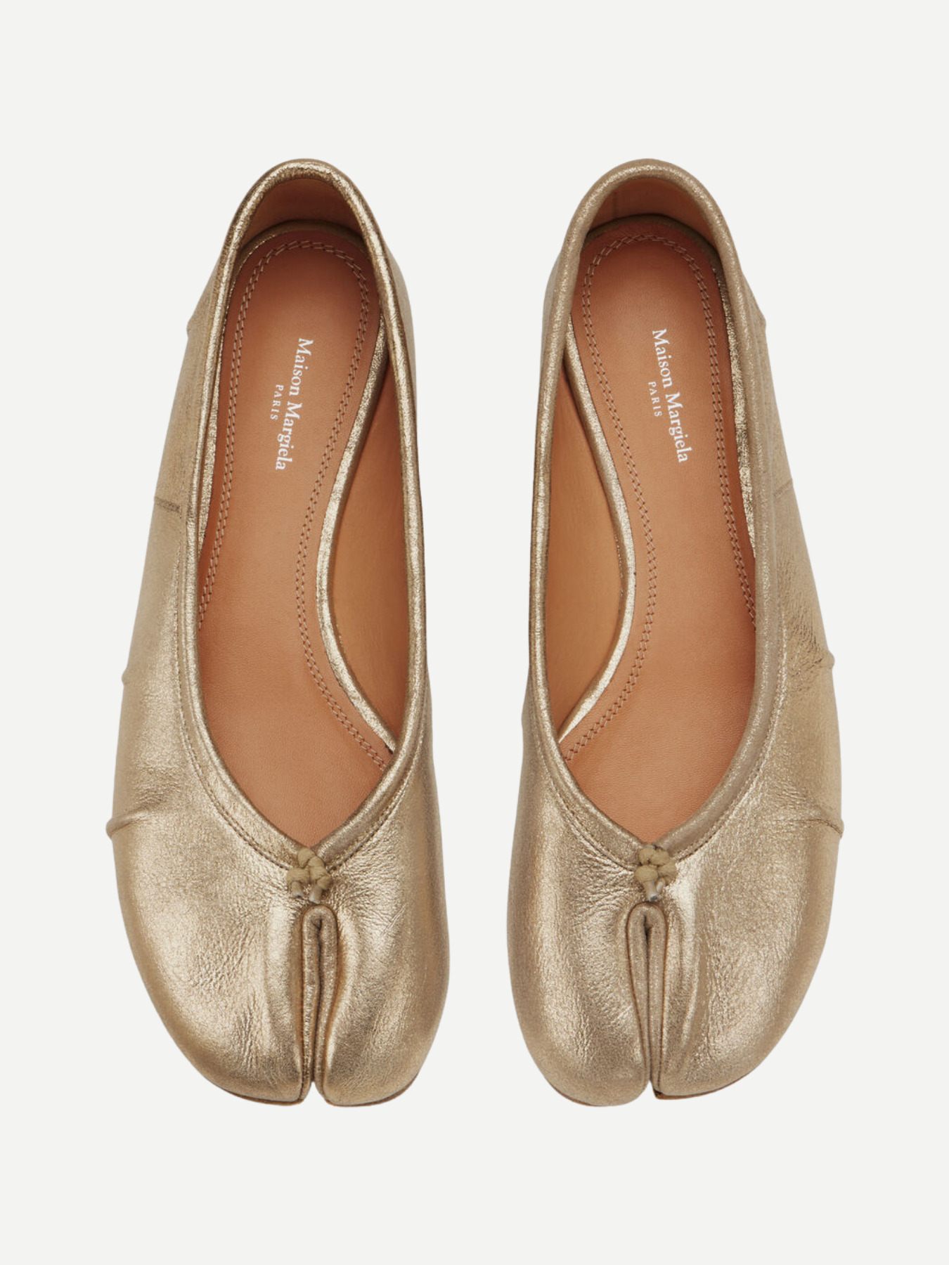 Maison Margiela-Tabi Ballerina - Gold-Shoes-Boboli-Vancouver-Canada