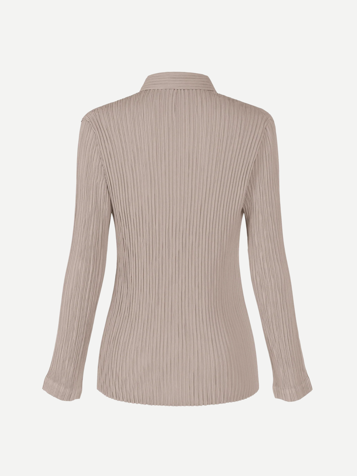 Issey Miyake-Hatching Pleats Shirt - Grey-Shirts-Boboli-Vancouver-Canada