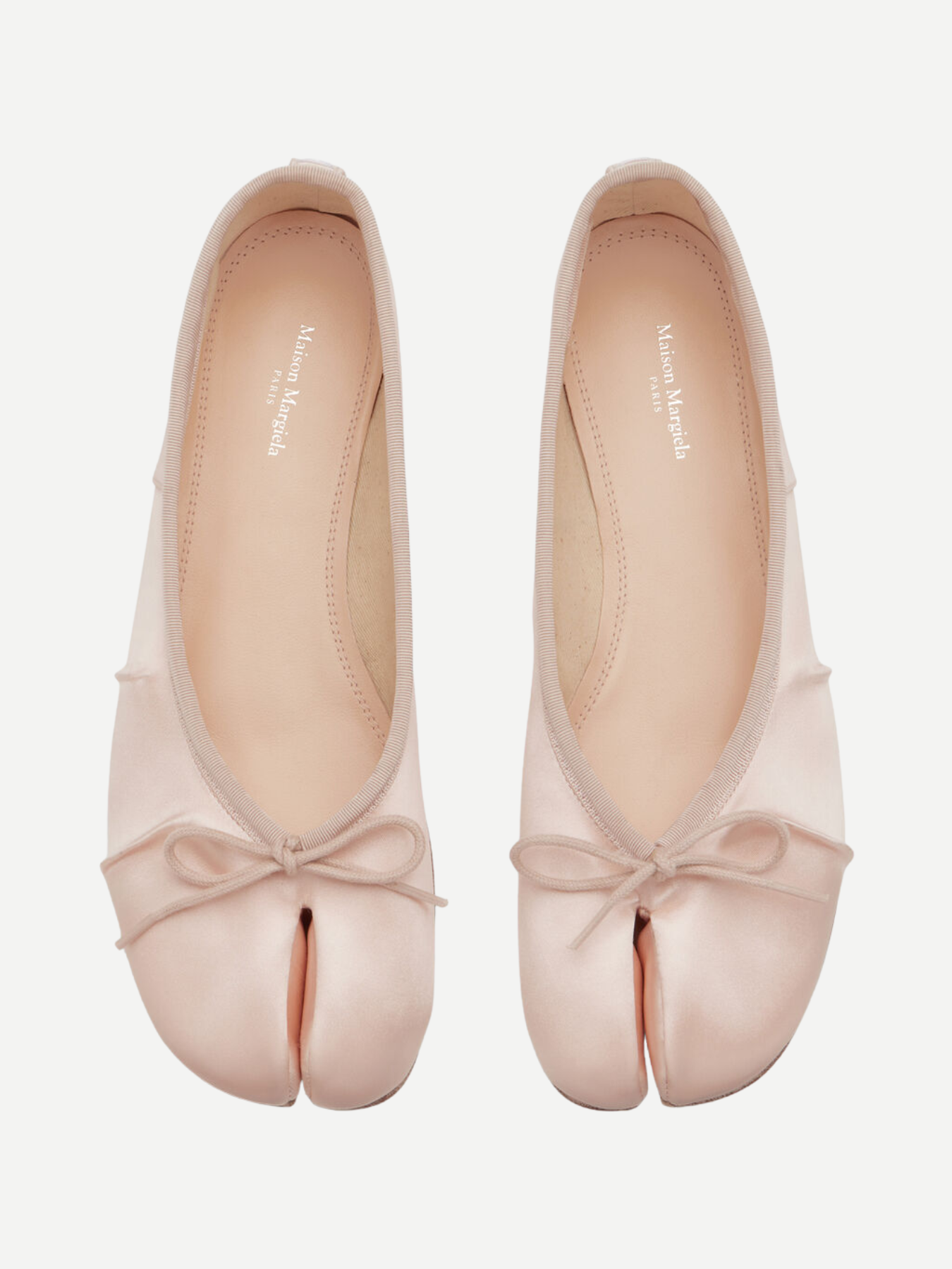Maison Margiela-Tabi Satin Ballerina - Pastel Pink-Shoes-Boboli-Vancouver-Canada