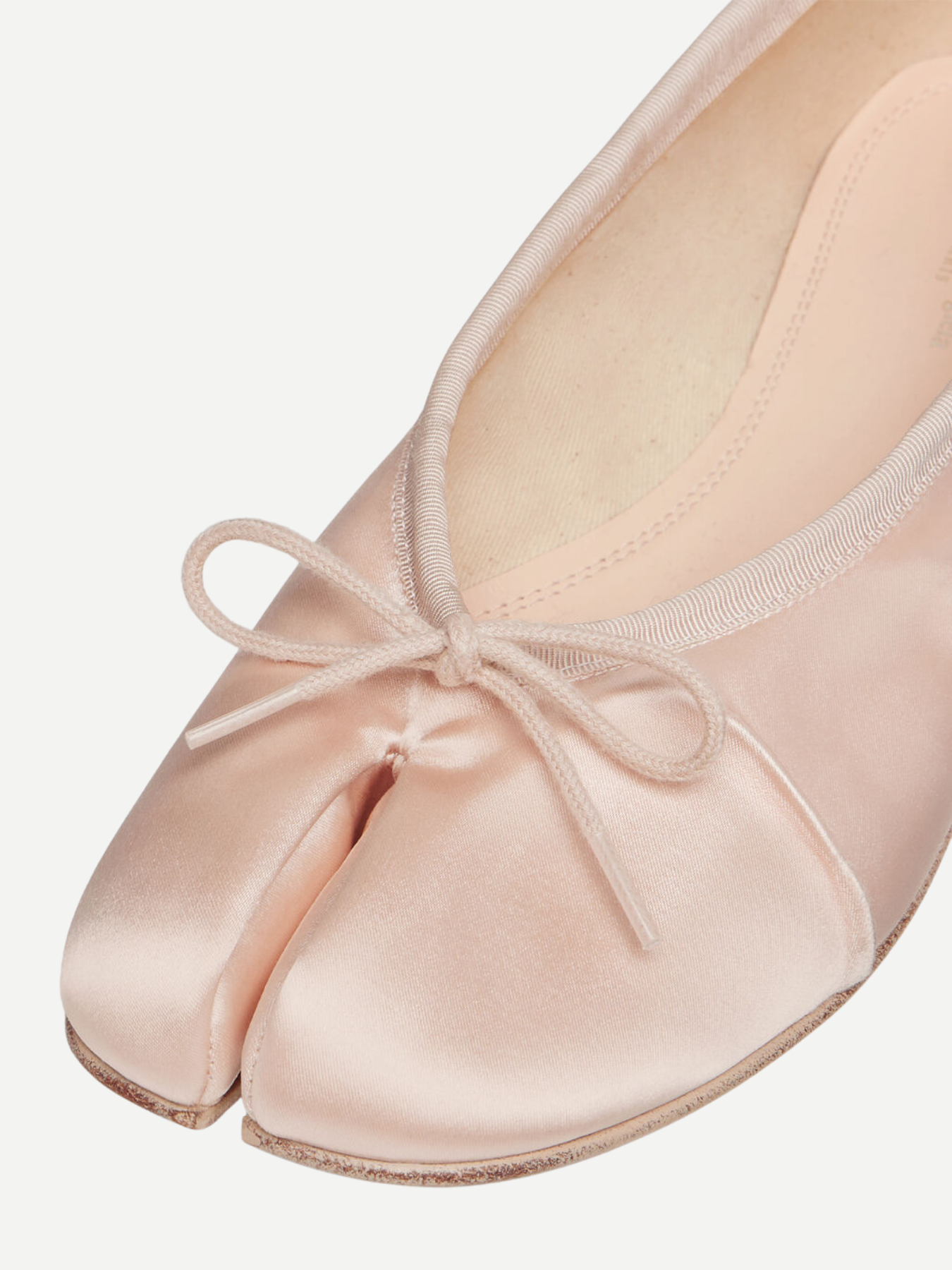 Maison Margiela-Tabi Satin Ballerina - Pastel Pink-Shoes-Boboli-Vancouver-Canada