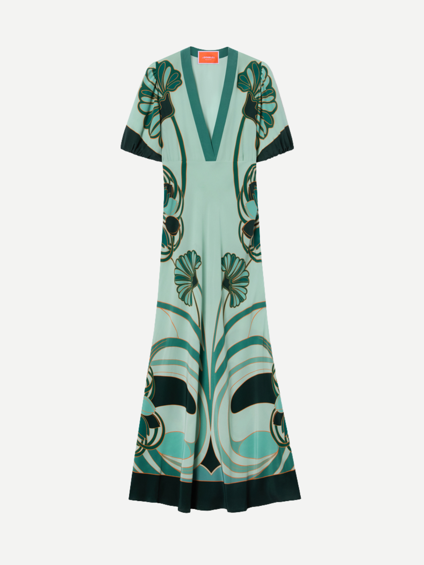 La DoubleJ-Marlene Dress Placée - Menta-Dresses-Boboli-Vancouver-Canada