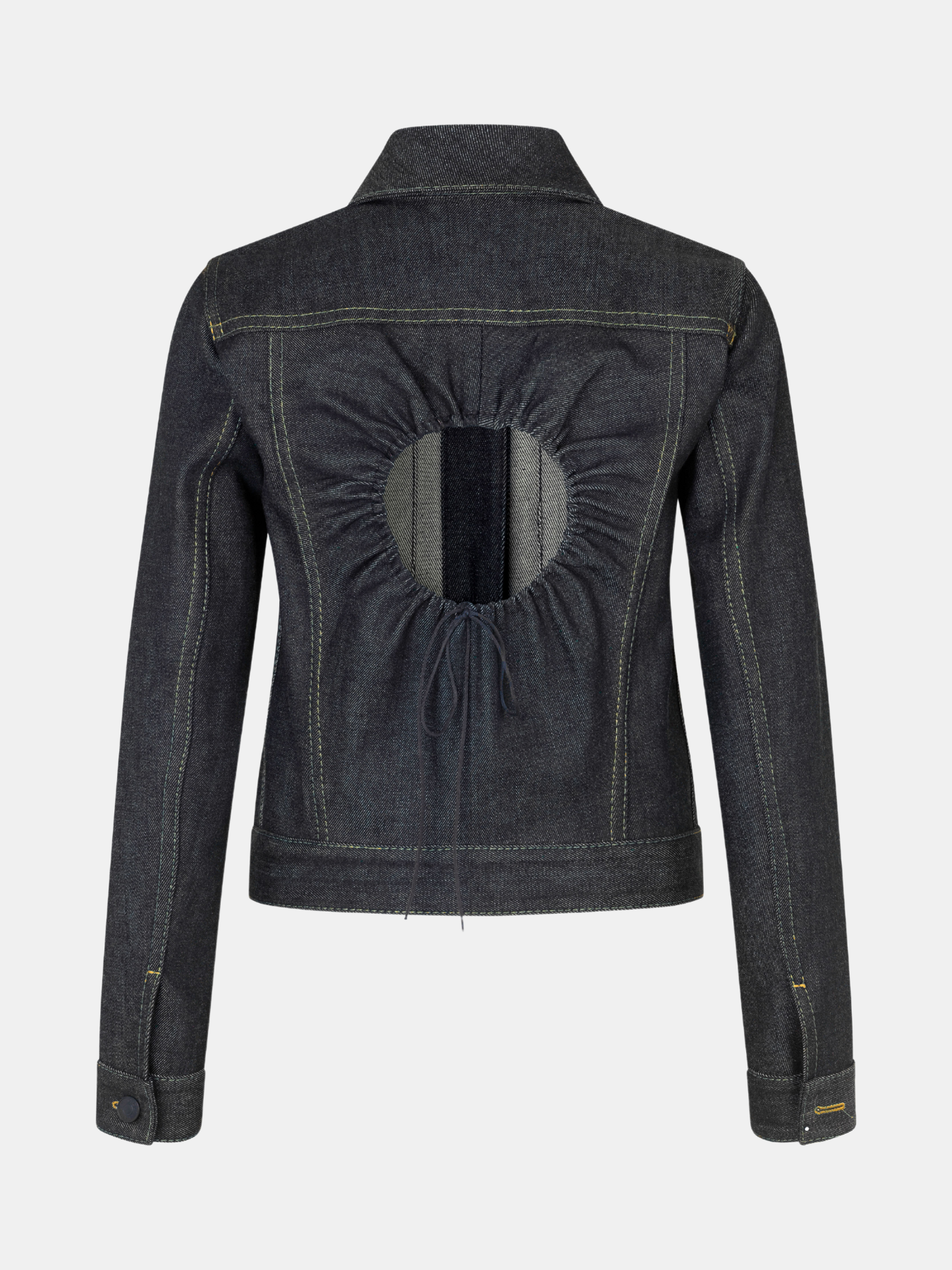 Cecilie Bahnsen-Sasha Jacket - Blue Graphite-Jackets-Boboli-Vancouver-Canada
