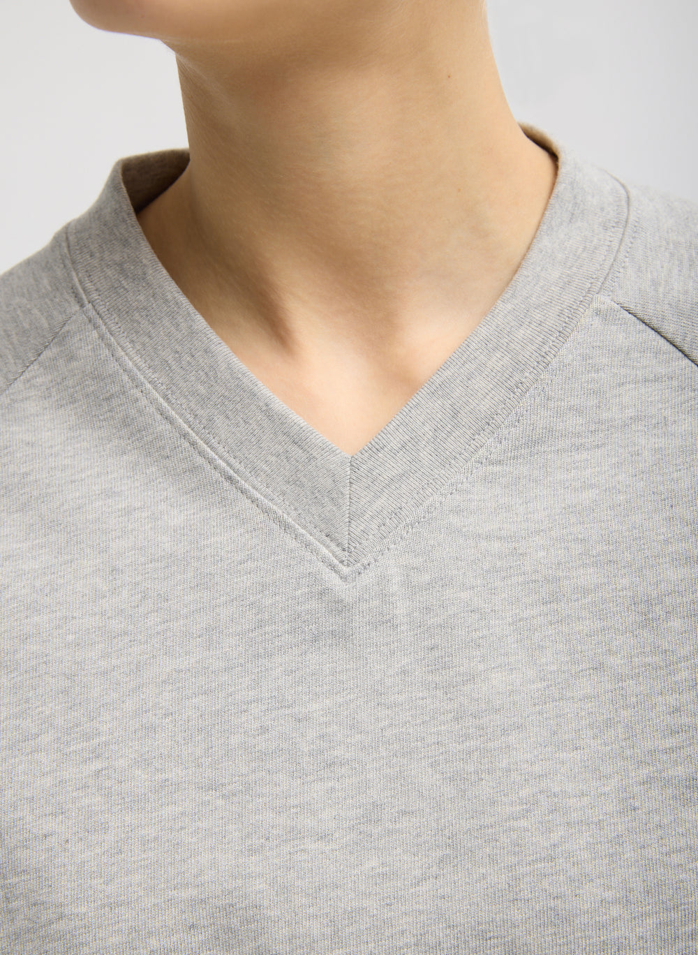 Tibi-Perfect T Vintage Sweatshirt - Heather Grey-Sweaters-Boboli-Vancouver-Canada