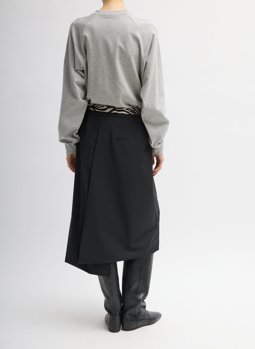 Tibi-Perfect T Vintage Sweatshirt - Heather Grey-Sweaters-Boboli-Vancouver-Canada
