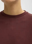 Tibi-Feather Weight Viscose Neoprene S/S Baseball T-Shirt - Bordeaux-Shorts-Boboli-Vancouver-Canada