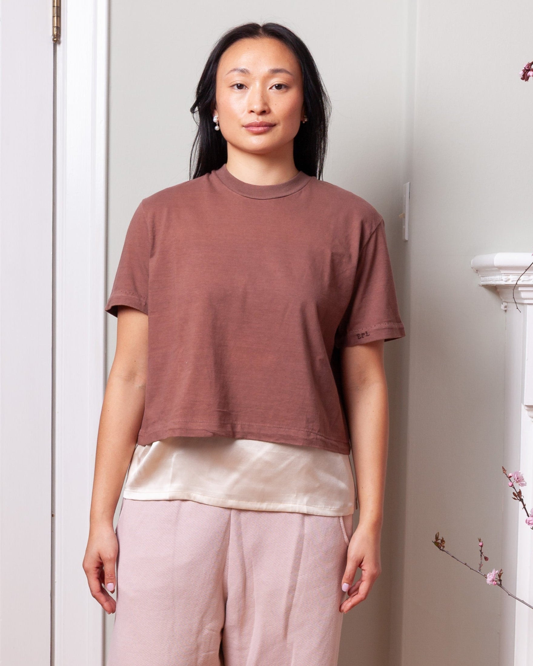 EPL-Lil Butler S.S. T-Shirt - Brown-Shirts-Boboli-Vancouver-Canada