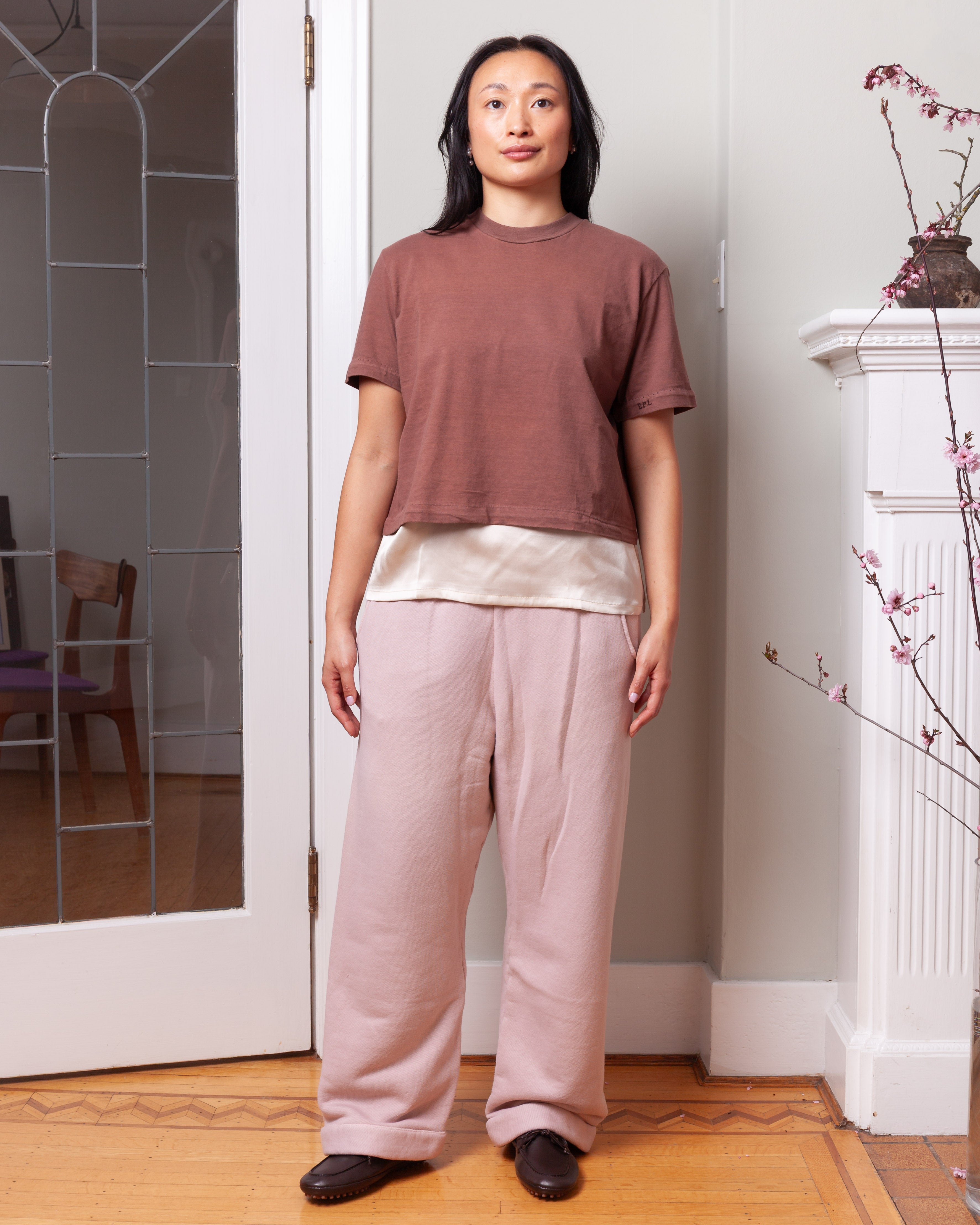 EPL-Modern Pant - Pink Sand-Pants-Boboli-Vancouver-Canada