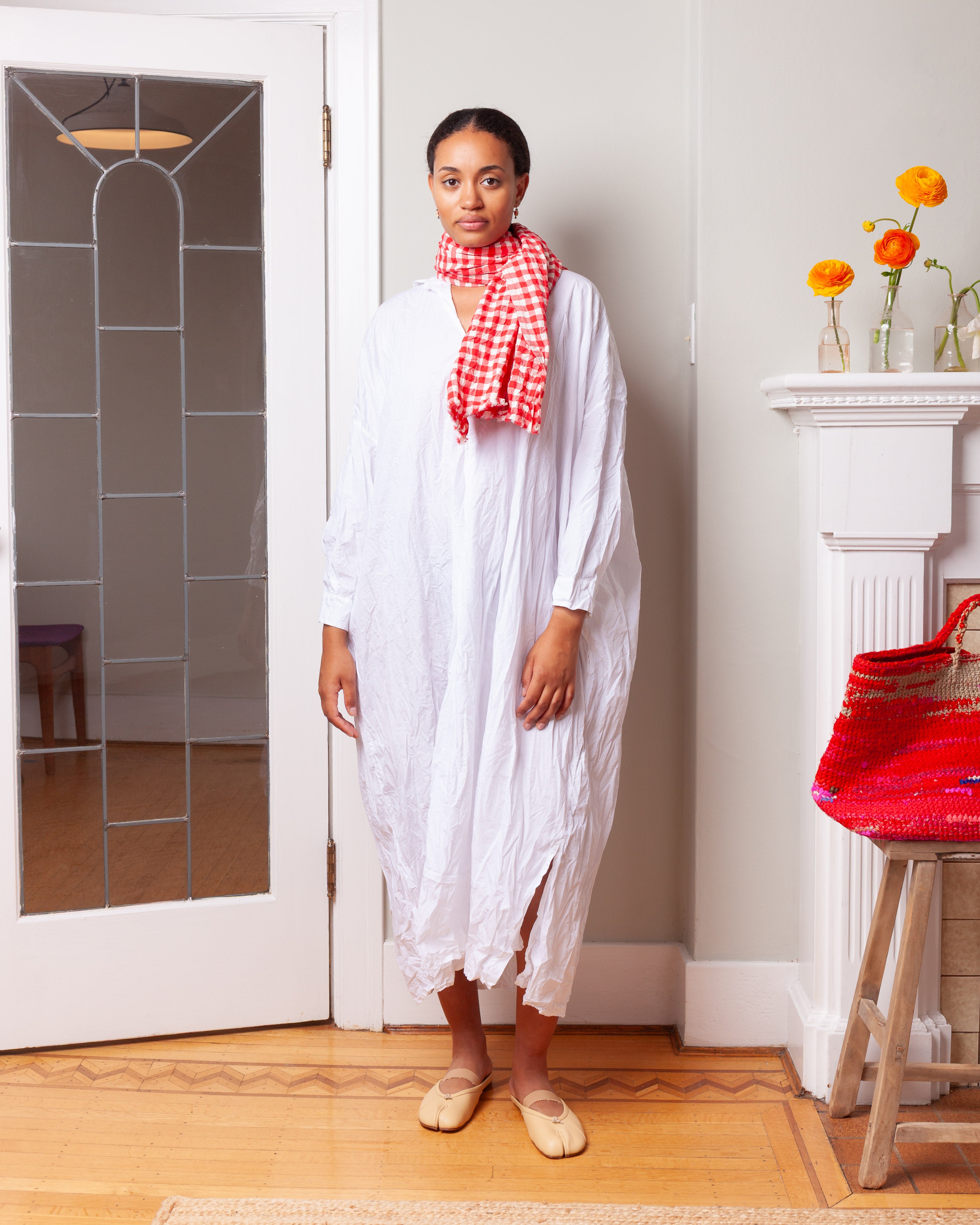 Washed Long Shirt - Optical White