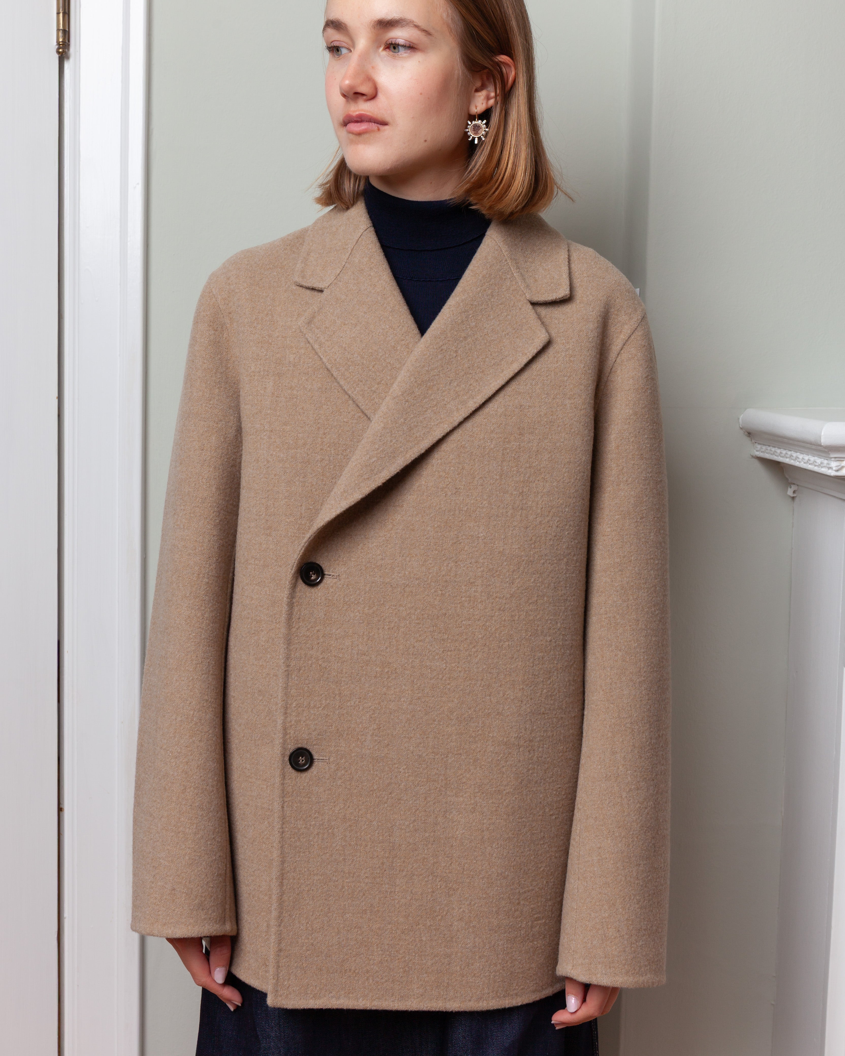 Correggio Asymmetrical Jacket - Cardboard