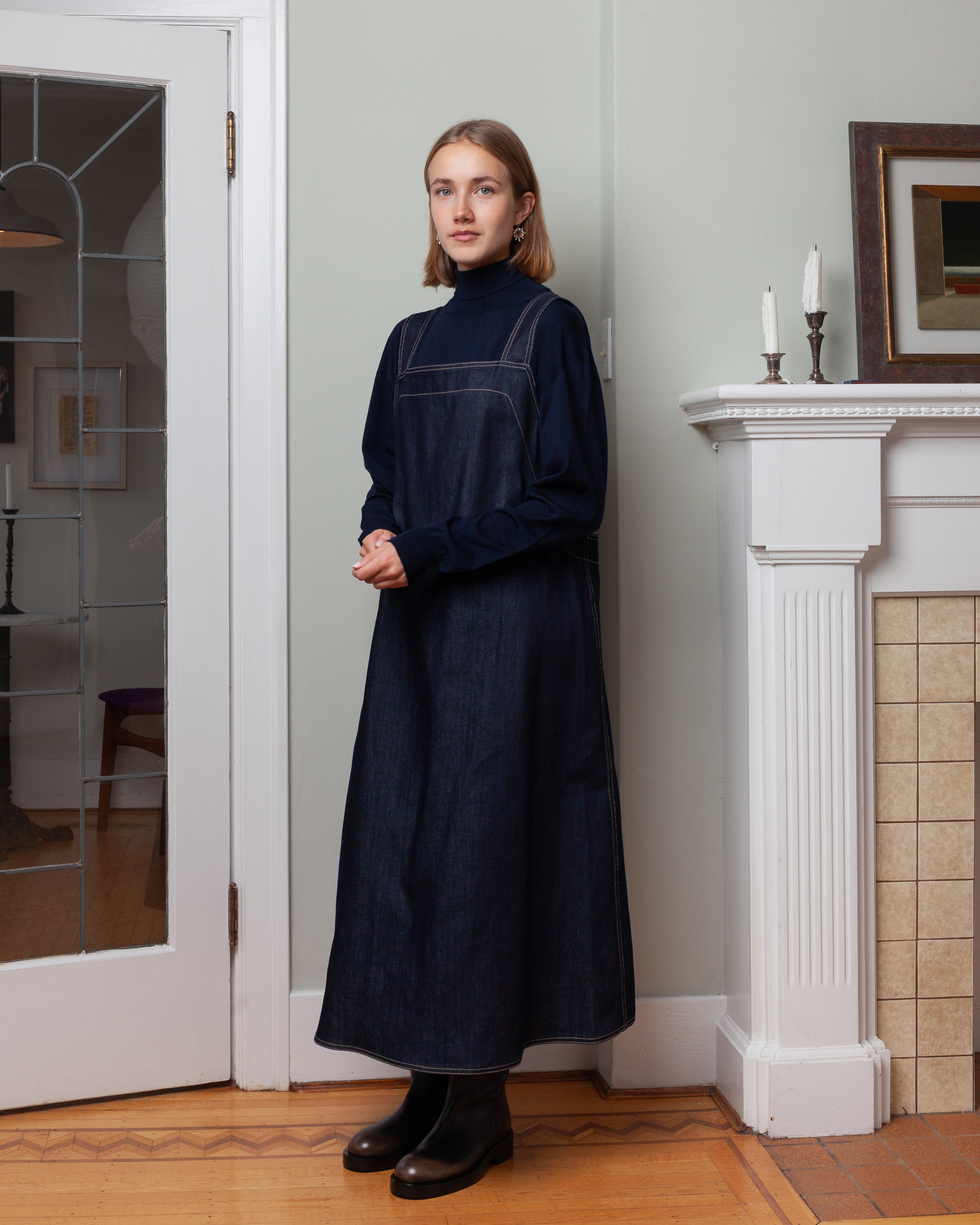 Drost Denim Dress - Raw Blue