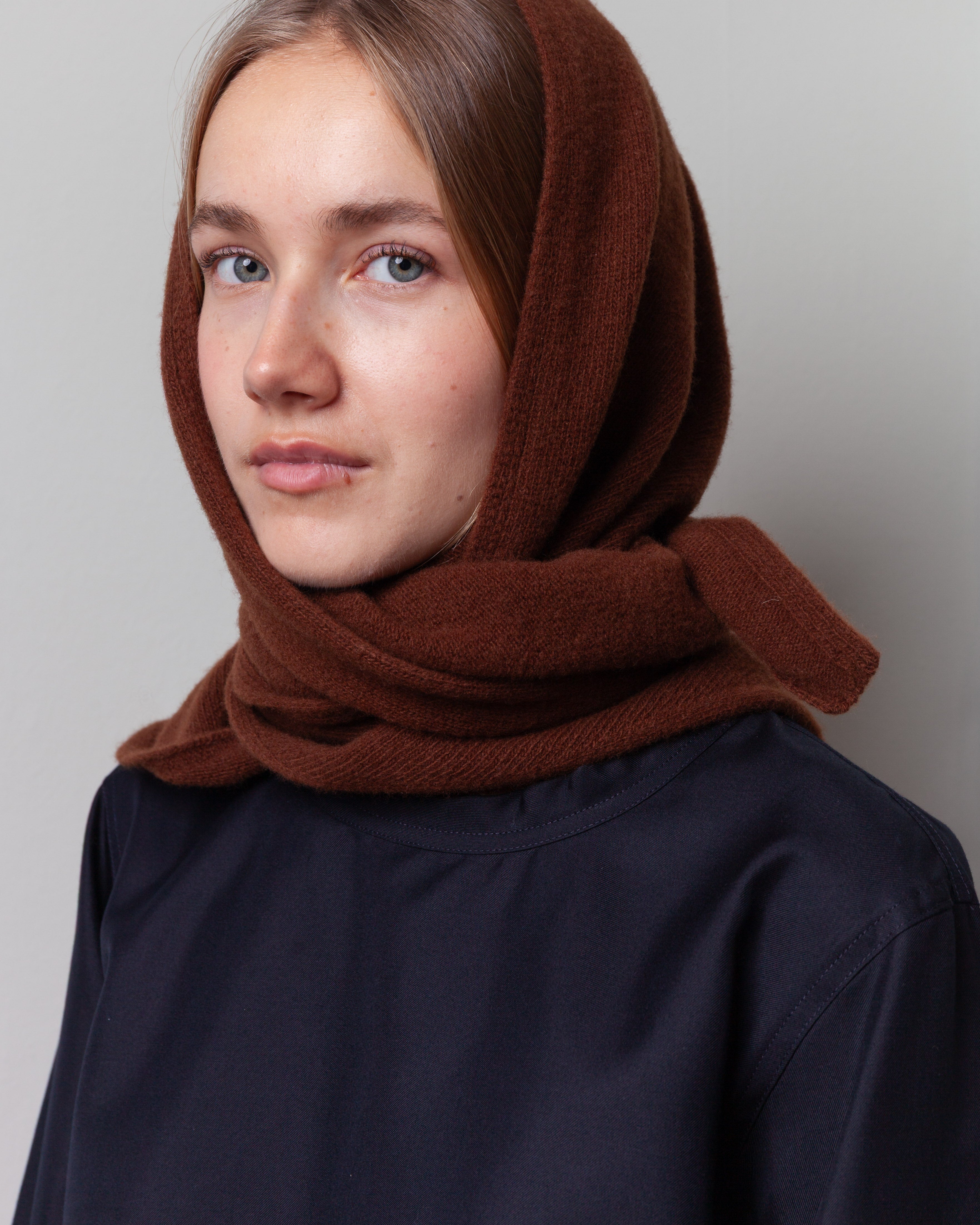 Marc Triangular Scarf - Chestnut
