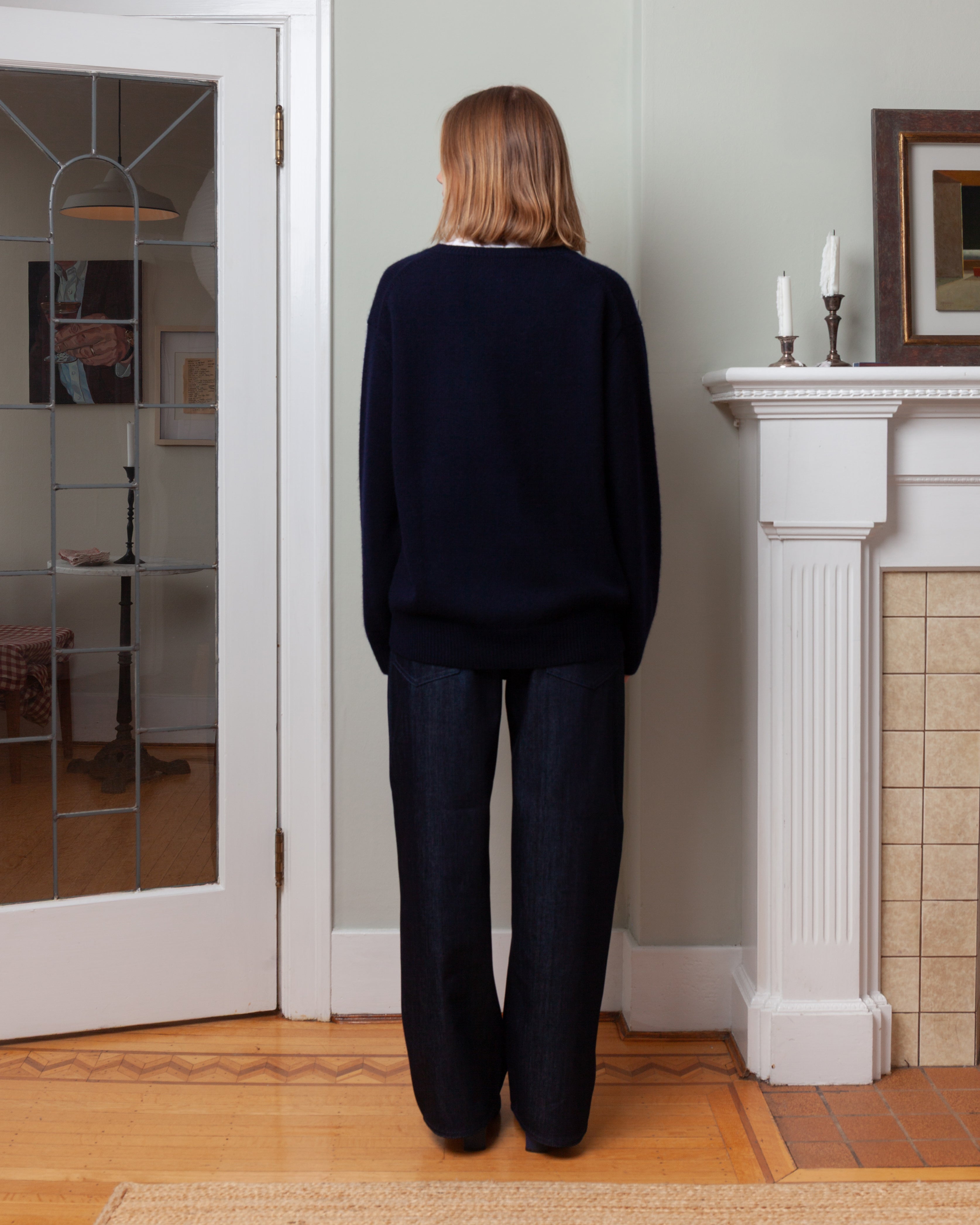 Mann V-Neck Pullover - Midnight