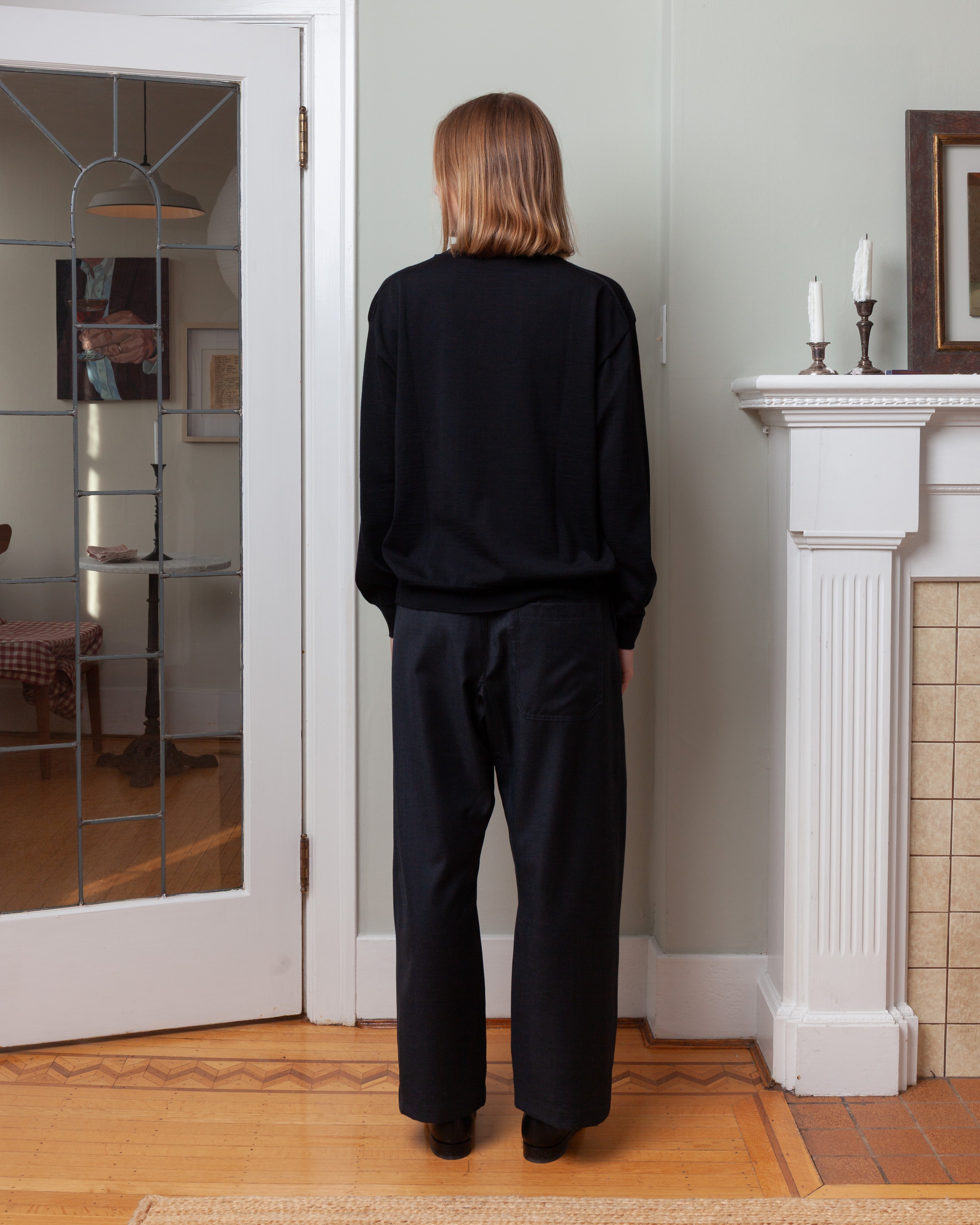 Muscat Crewneck Pullover - Black