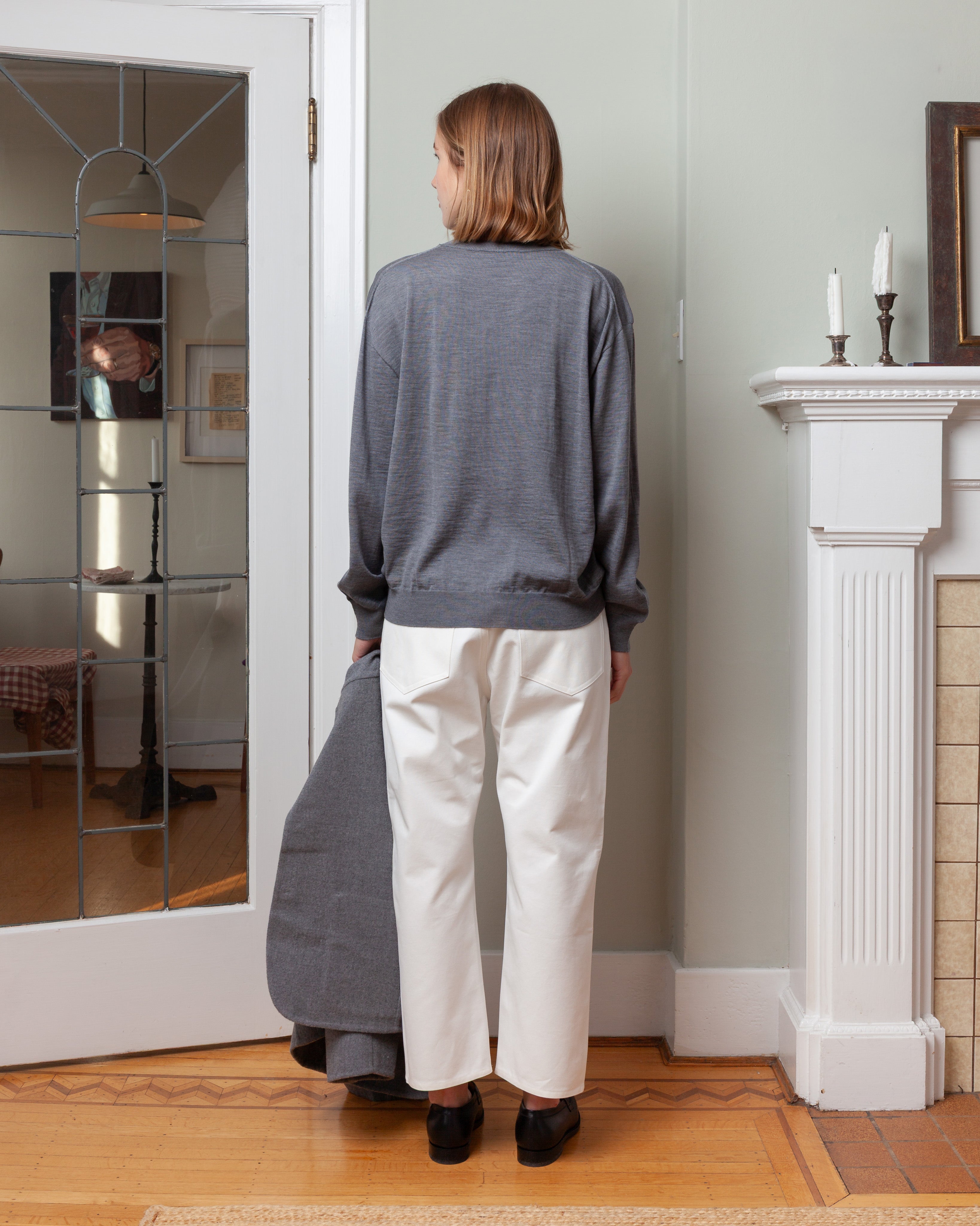 Muscat Crewneck Pullover - Steel Melange