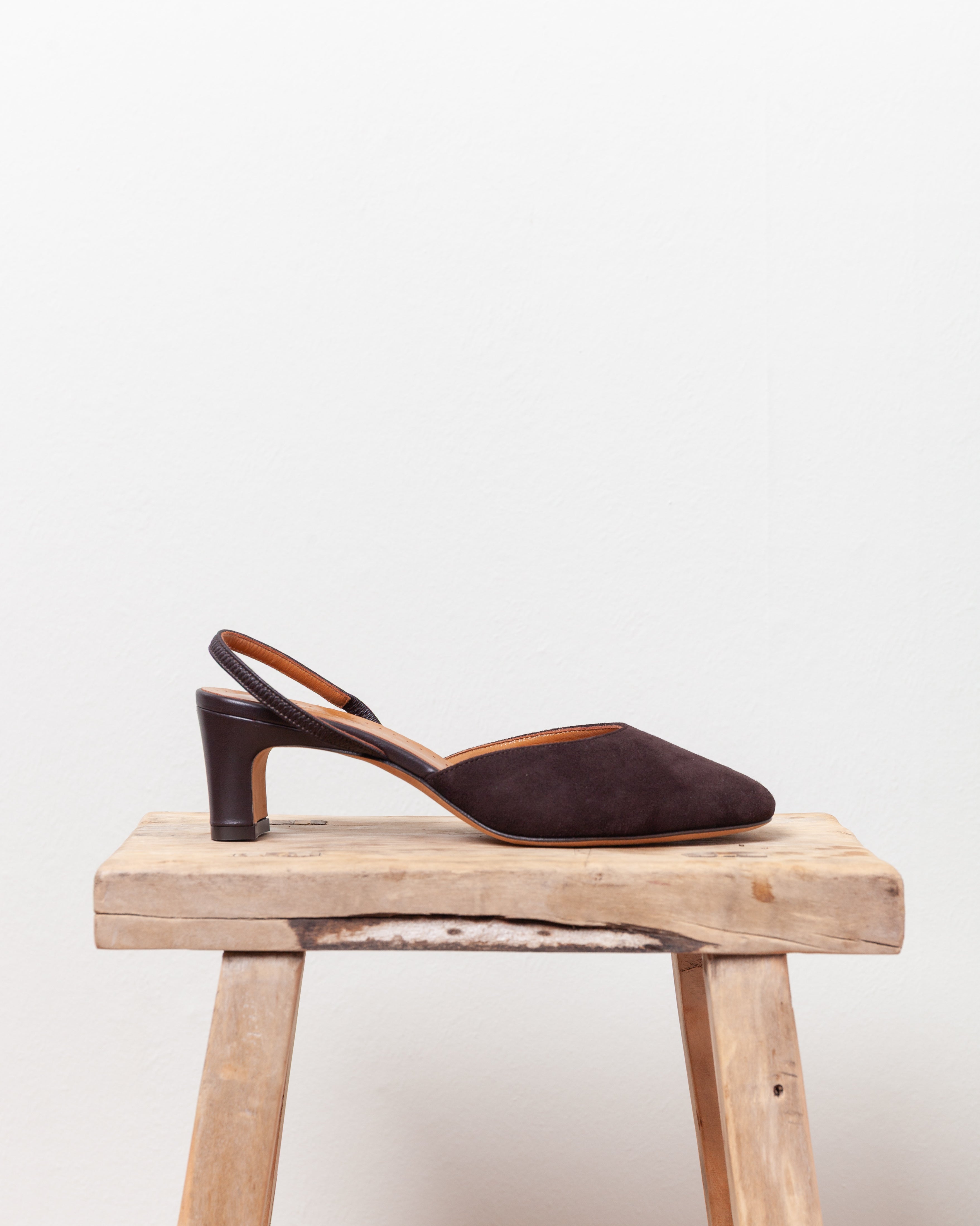 Betty Nappa Slingback - Brown