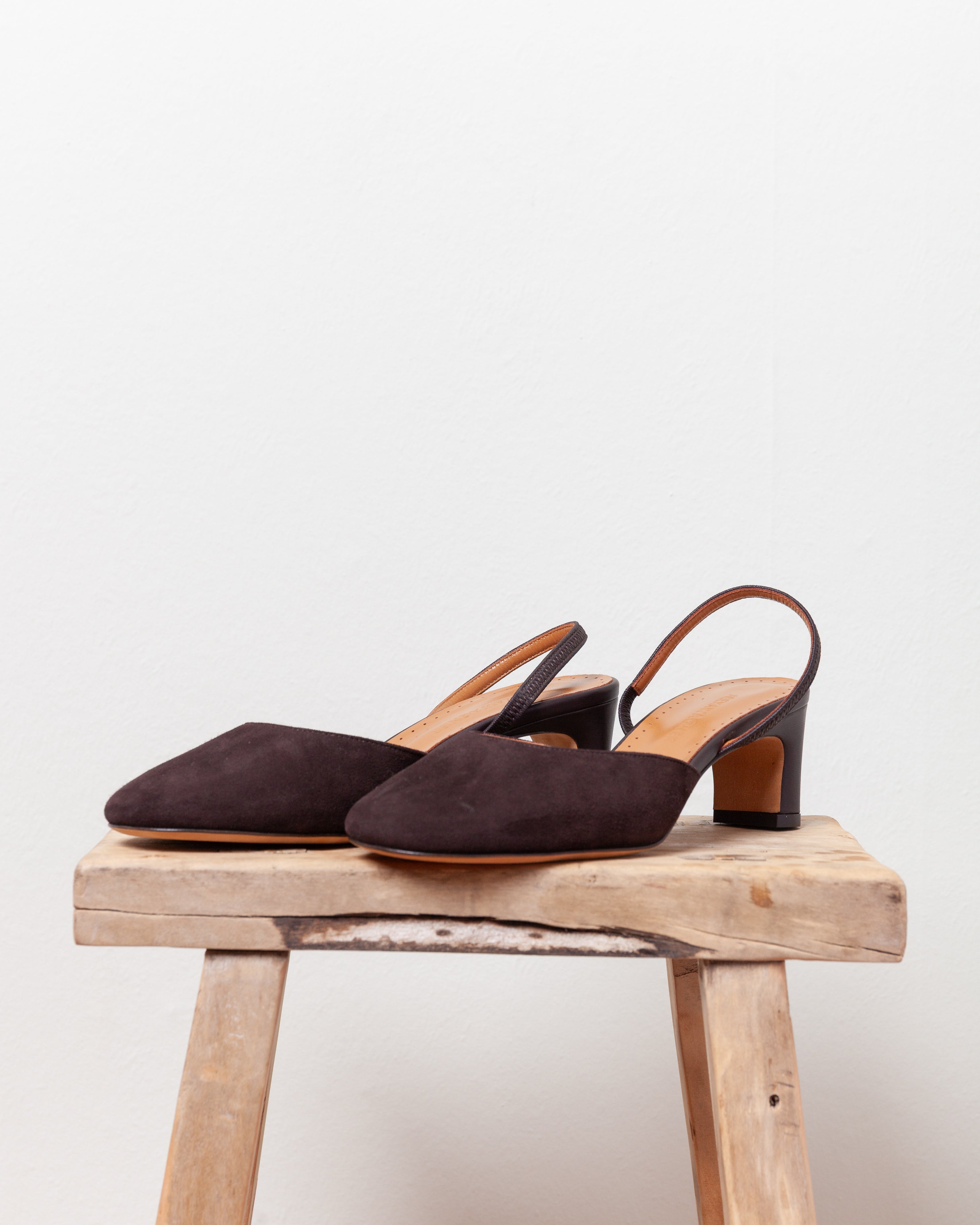 Betty Nappa Slingback - Brown