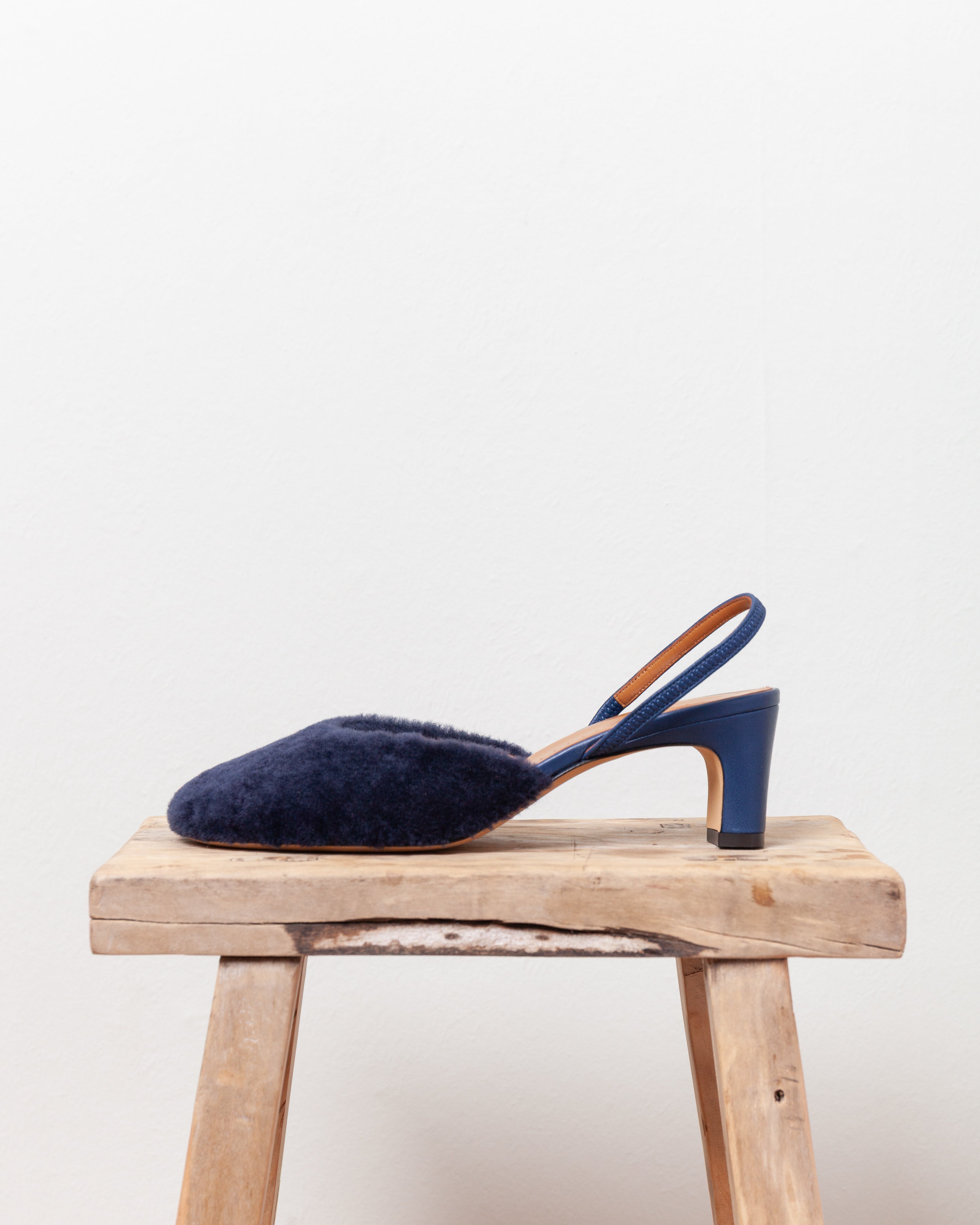 Betty Monotone Slingback - Denim