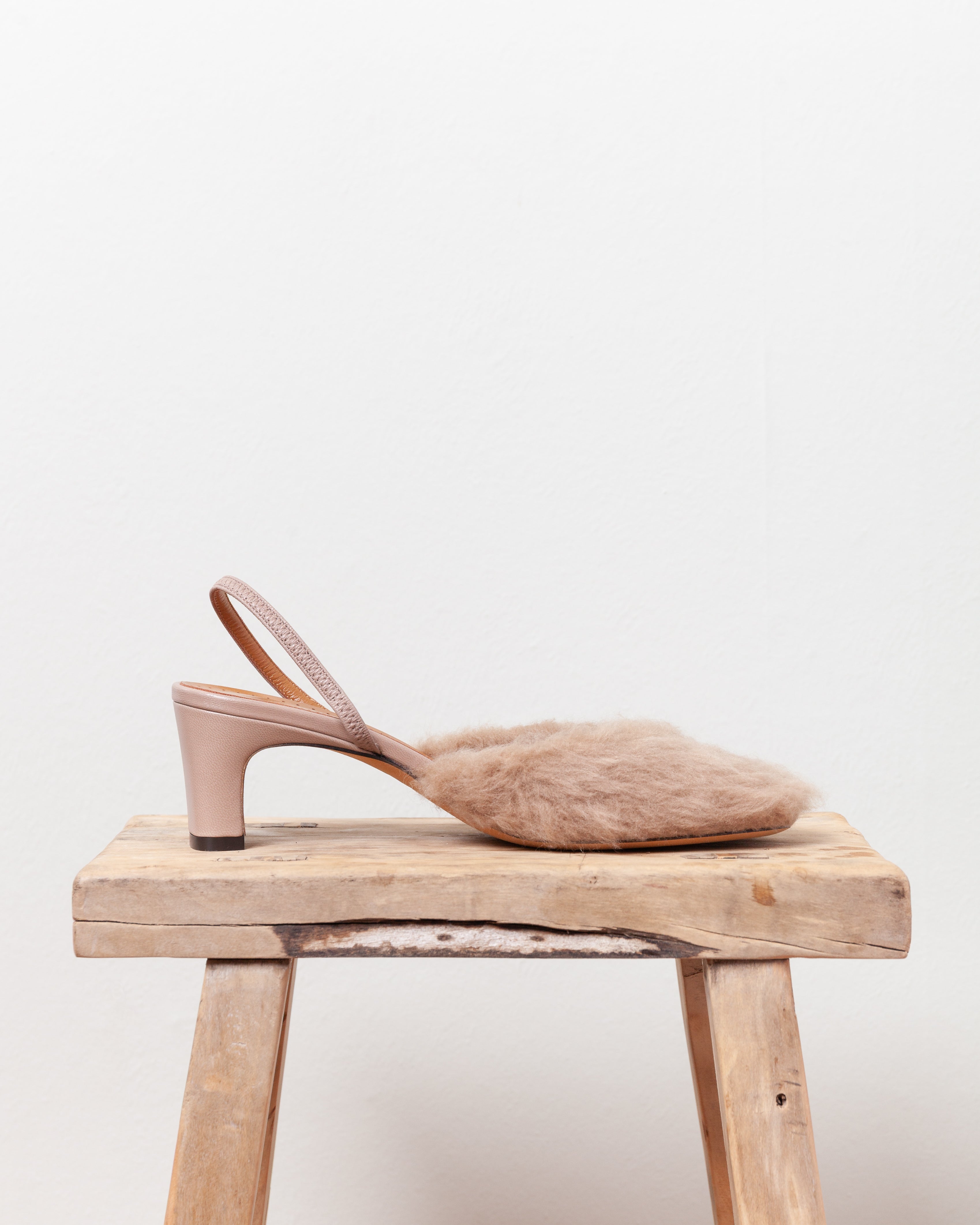 Betty Monotone Slingback - Beige