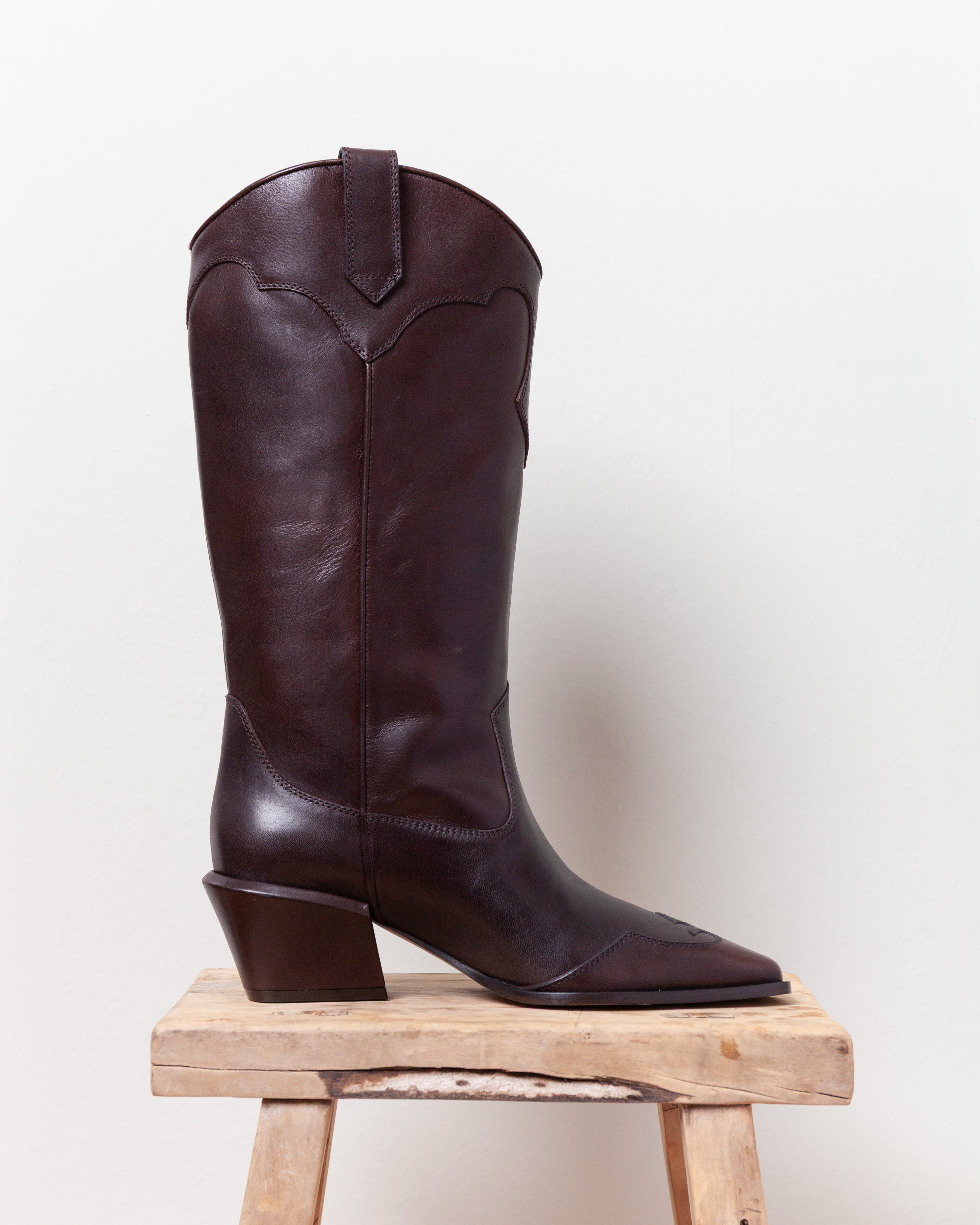 Bettina Western Boot 50 - Ebony