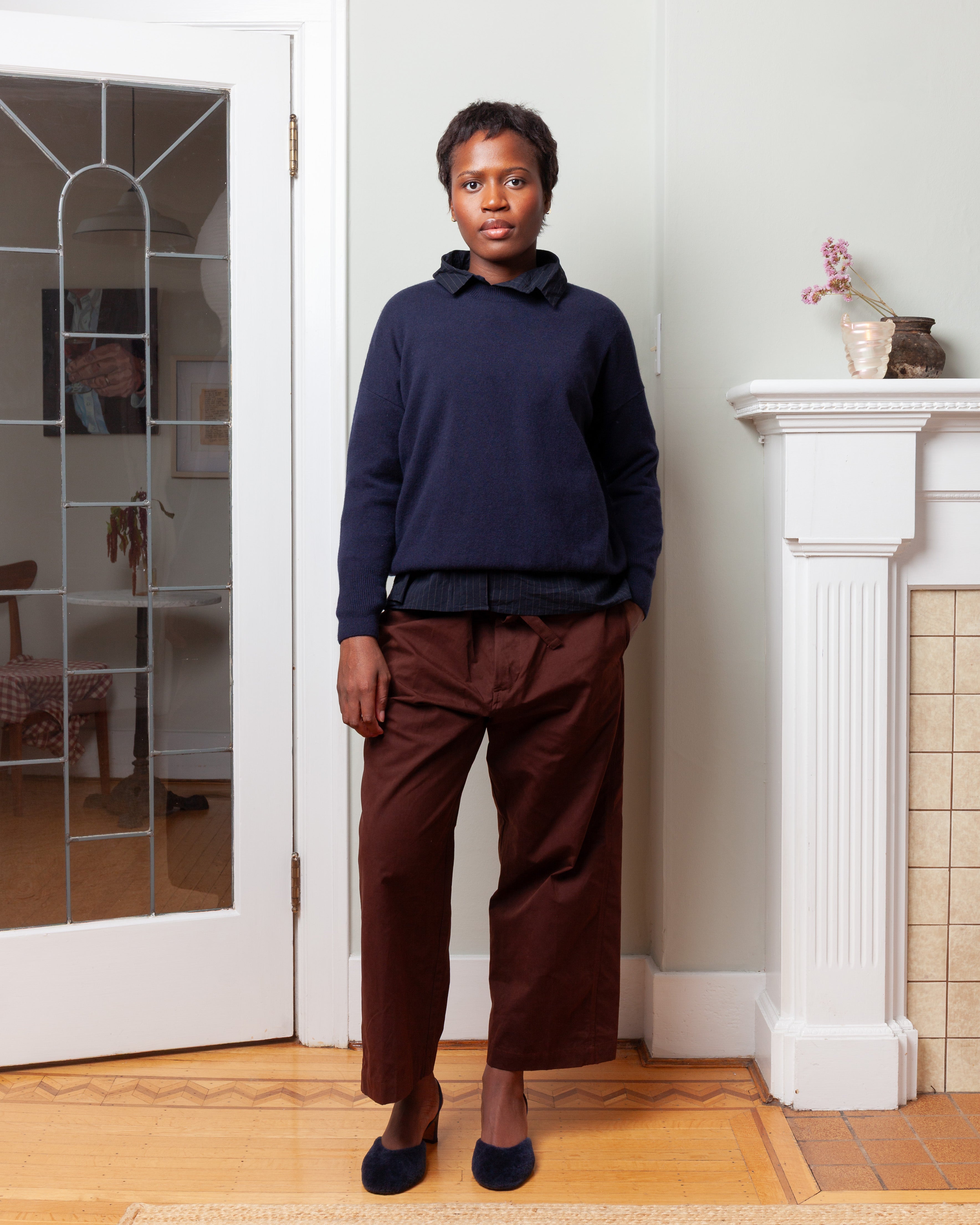 Light Cashmere Pulli - Navy