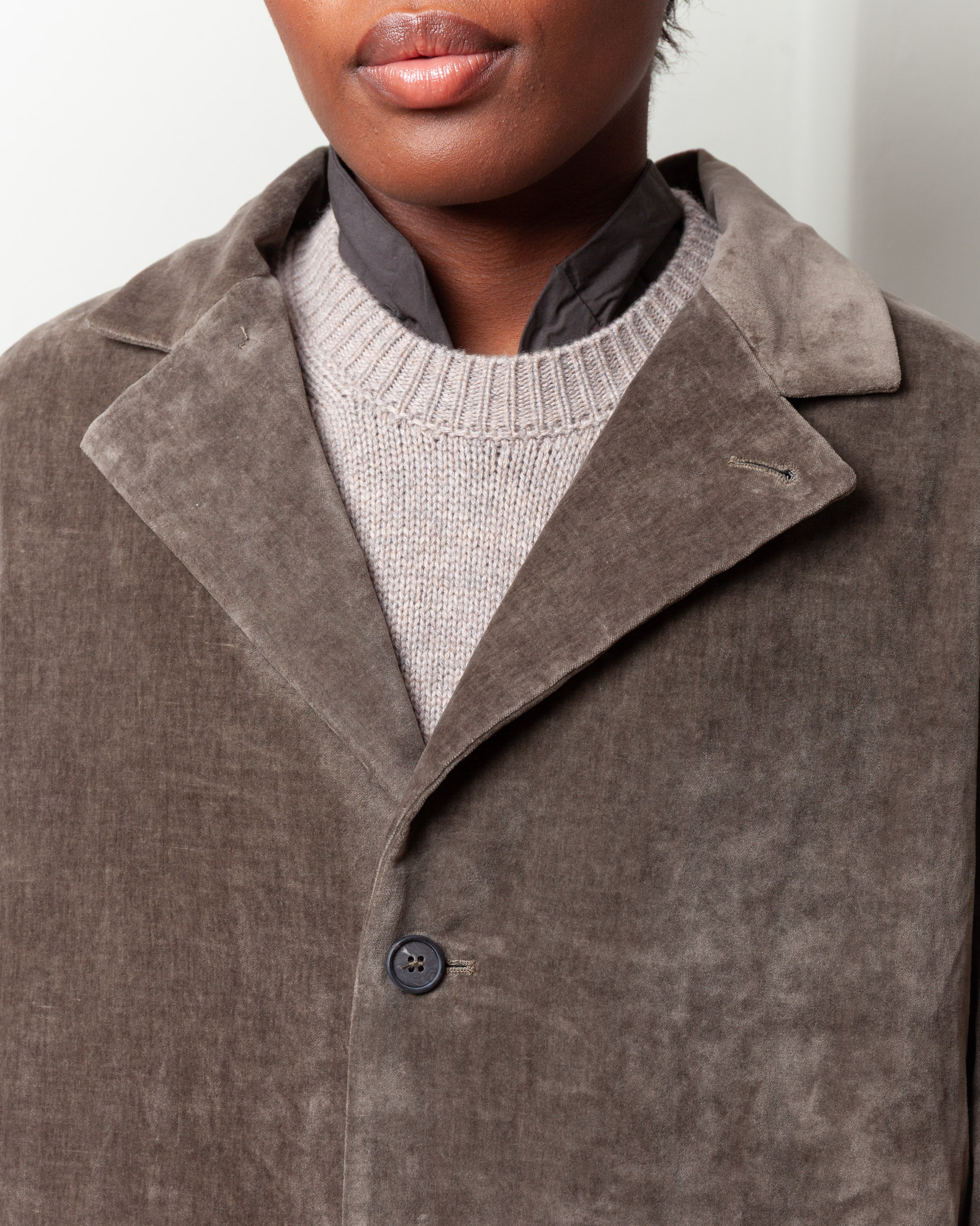 Cotton Millie Coat - Mud