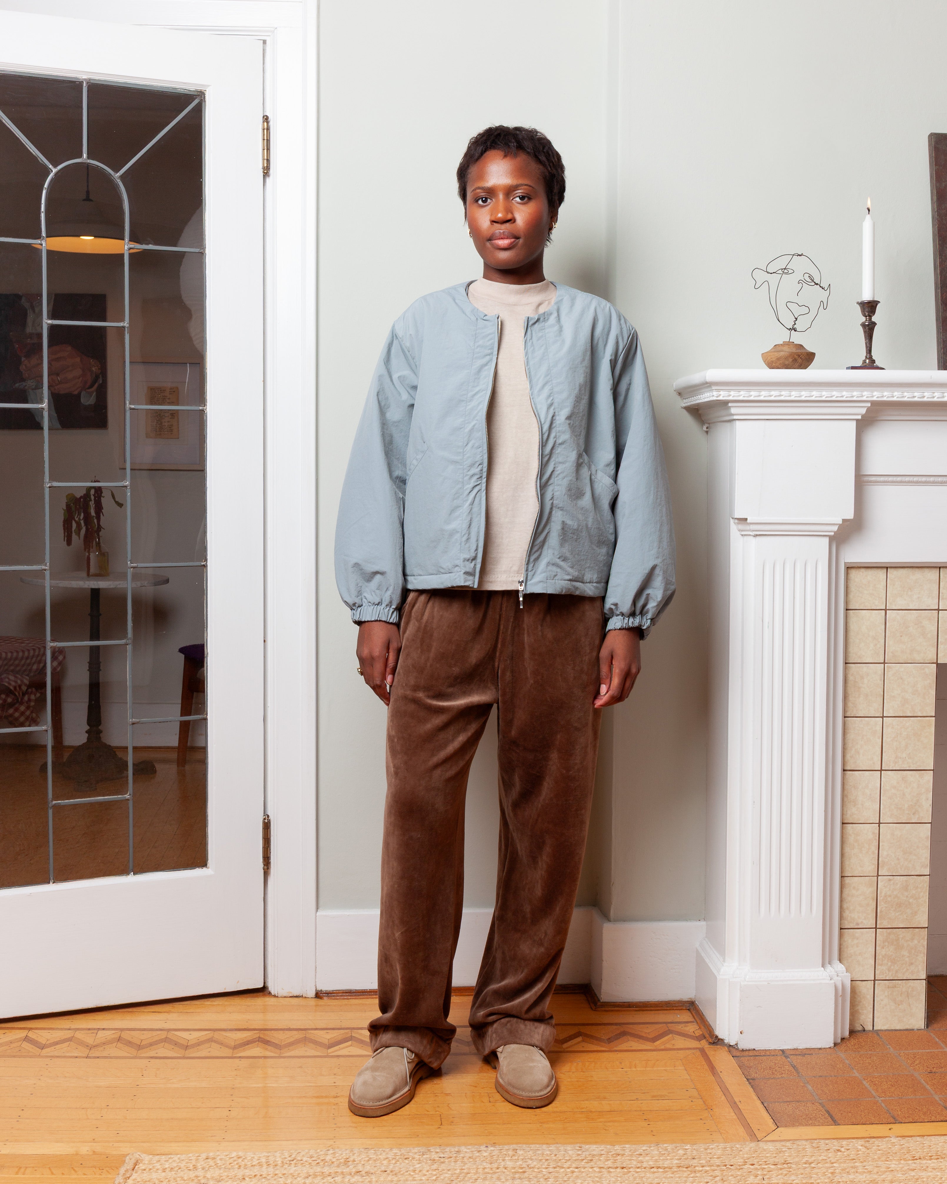 Modern Velvet Sweatpants - Shaved Coco