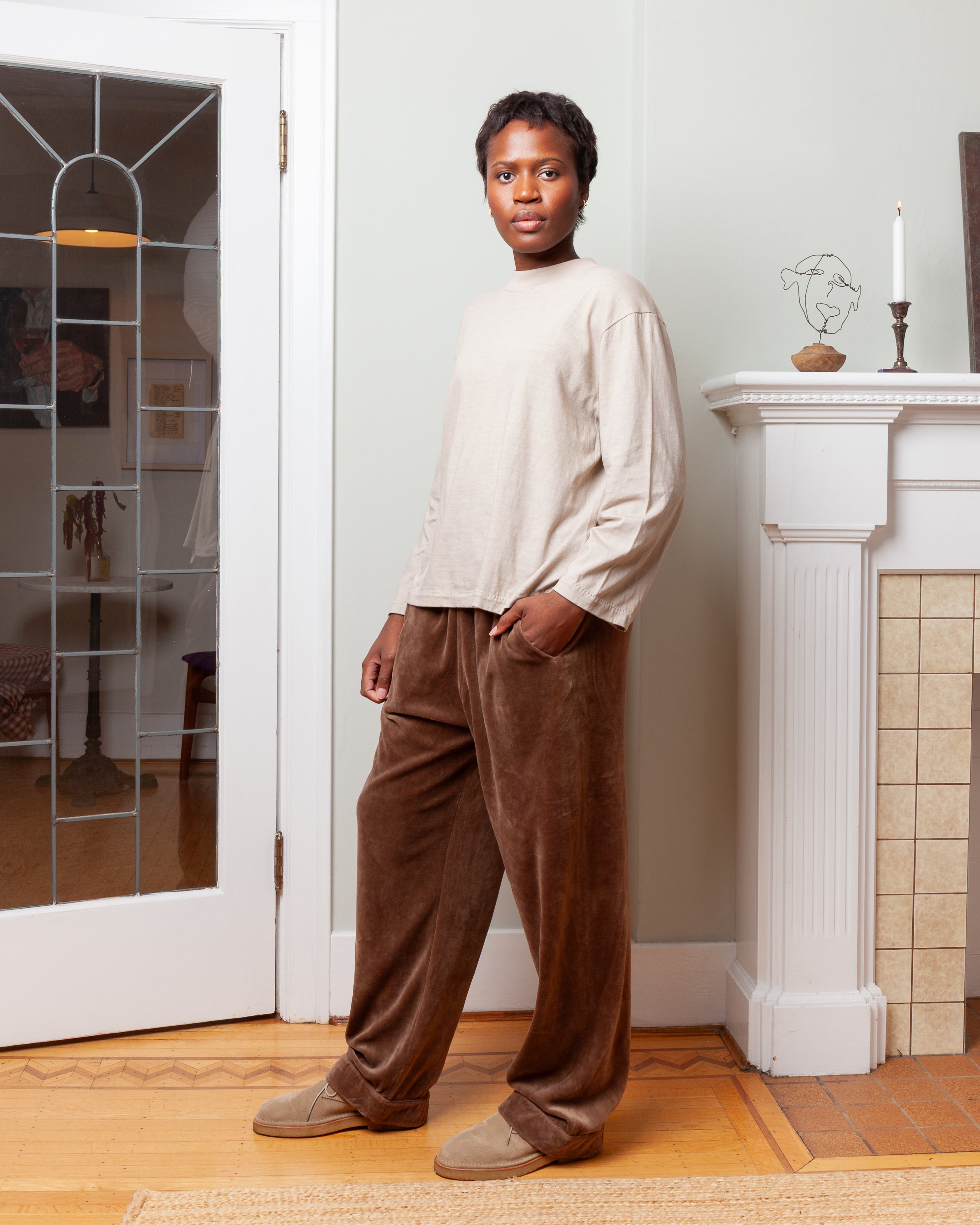 Standard Tubular L.S. Shirt - Gray