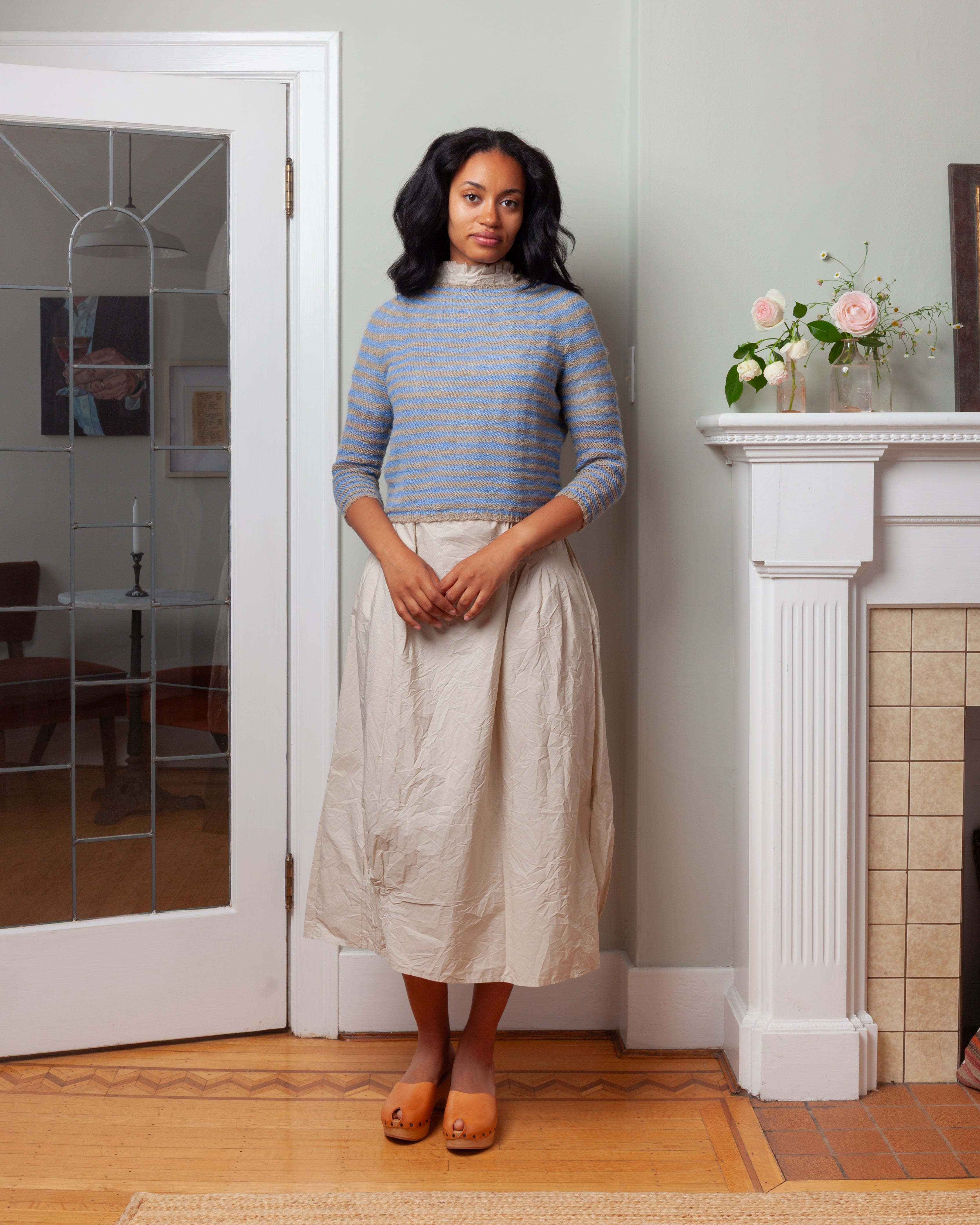 Daniela Gregis-Abito Dress Pagine Lavato - Light Natural-Dresses-Boboli-Vancouver-Canada