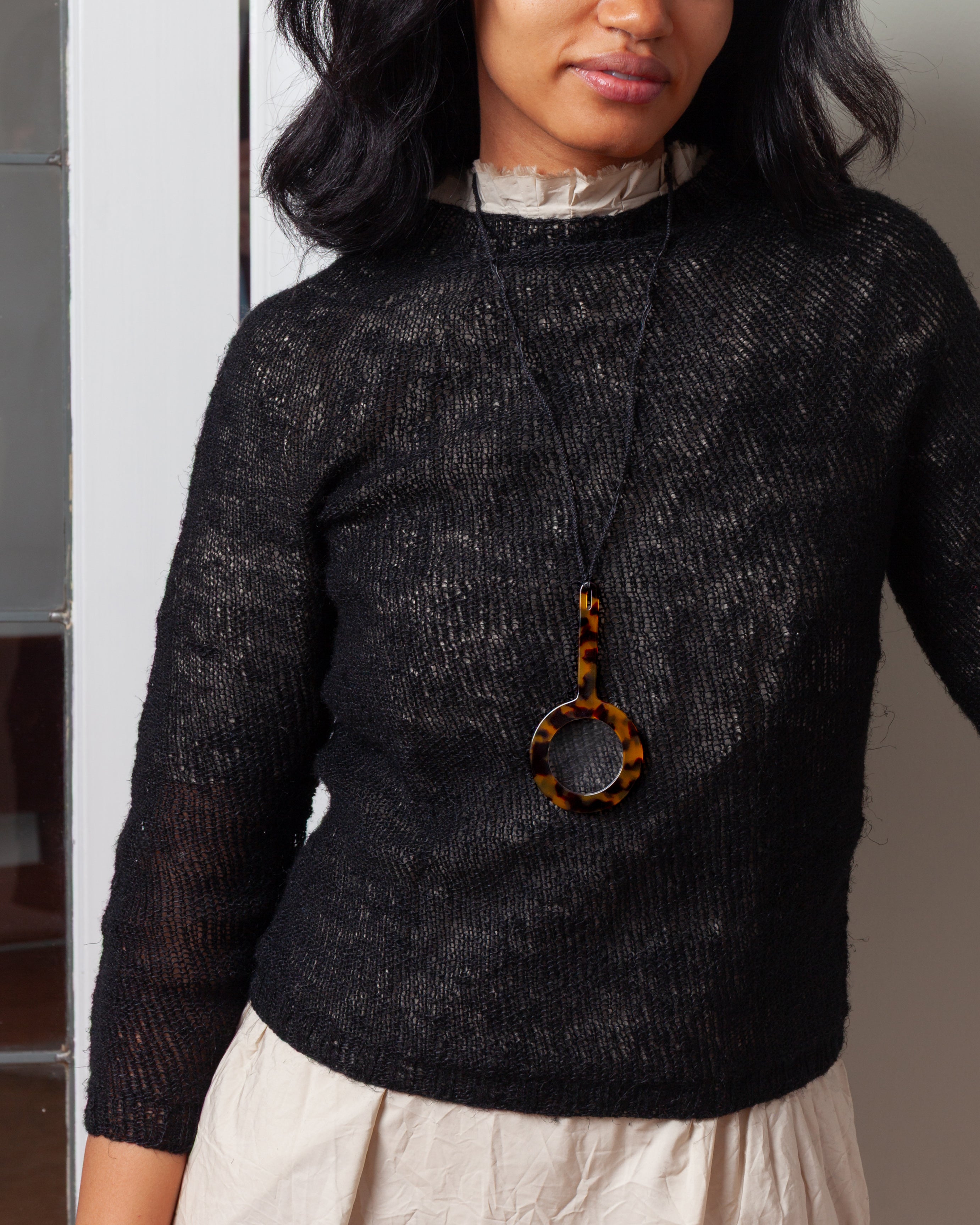 Daniela Gregis-Ciondolo Pendant Lente Ma - Tortoise-Accessories-Boboli-Vancouver-Canada