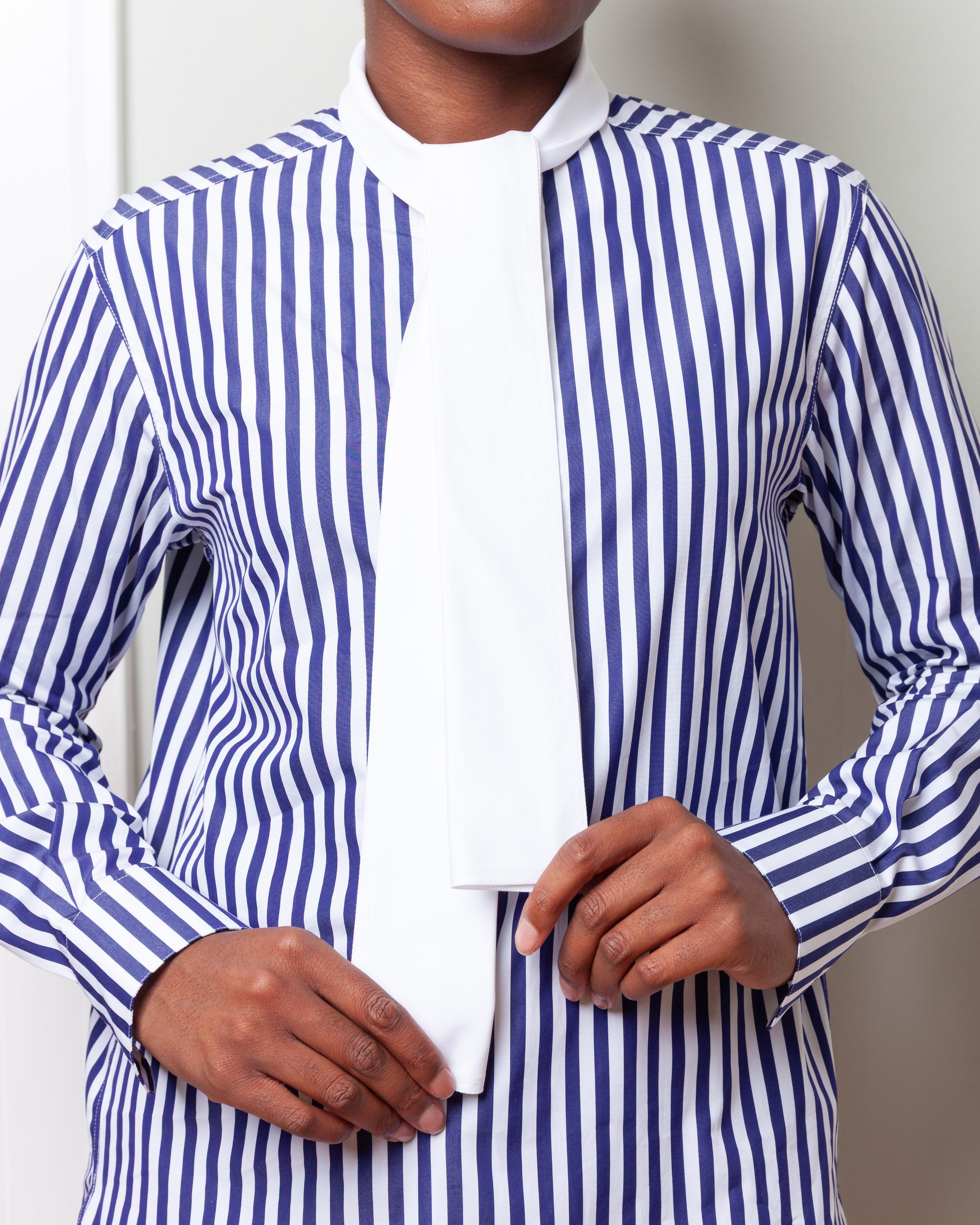 Chemise Lavaliere - Butcher's Stripe