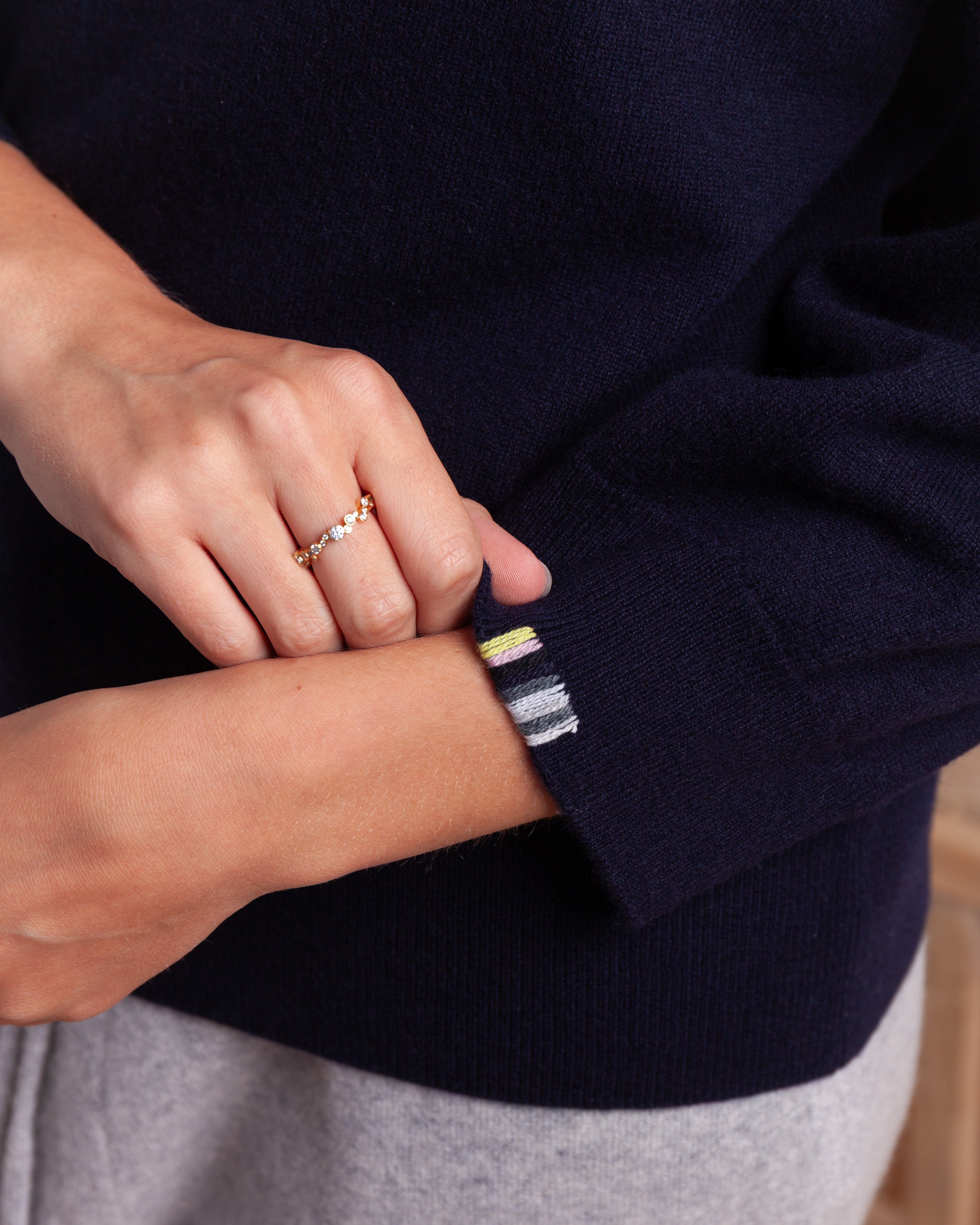 Extreme Cashmere-n°398 Jewel - Navy Blue-Sweaters-Boboli-Vancouver-Canada
