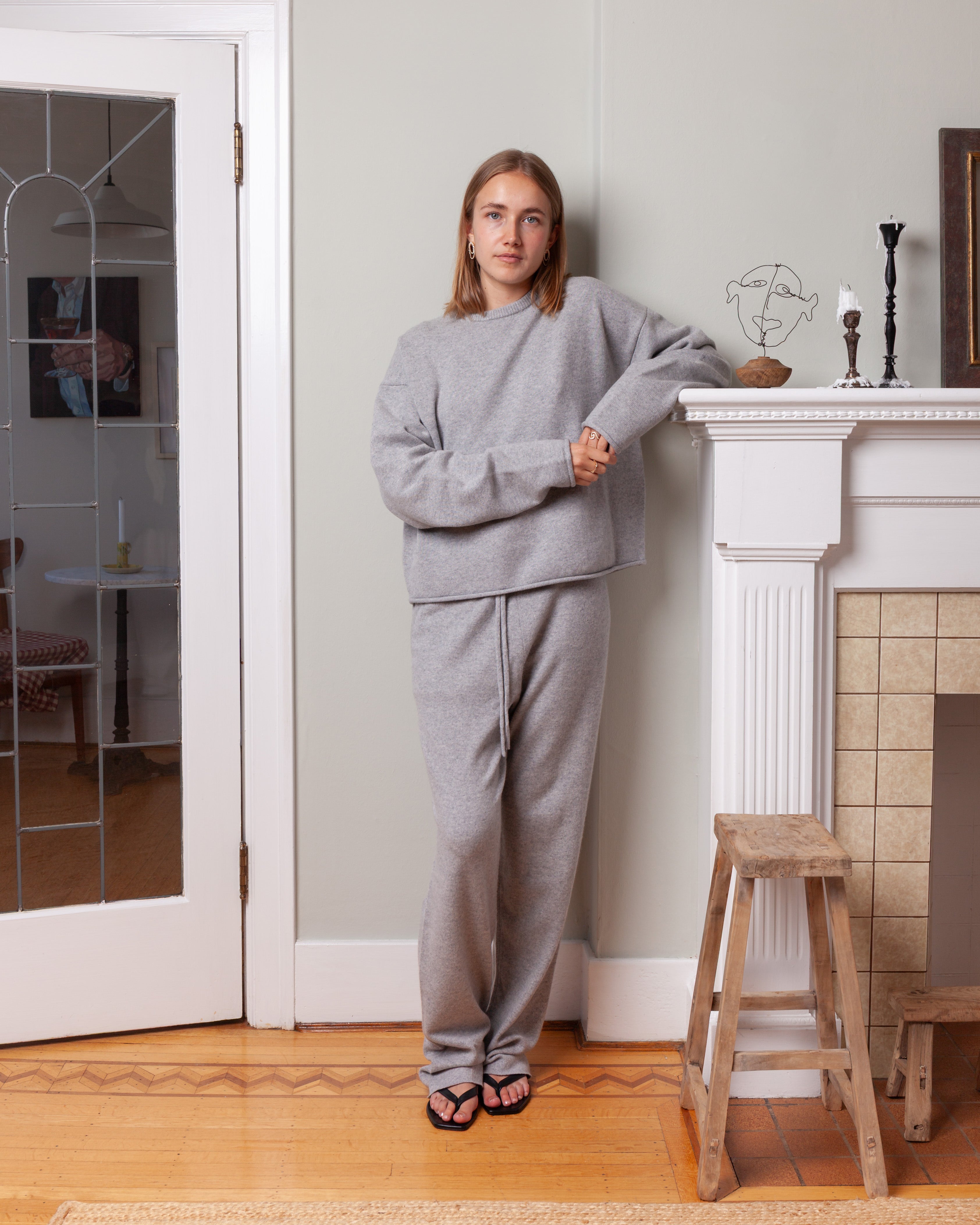 Extreme Cashmere-n°426 Comfy - Grey-Sweaters-Boboli-Vancouver-Canada