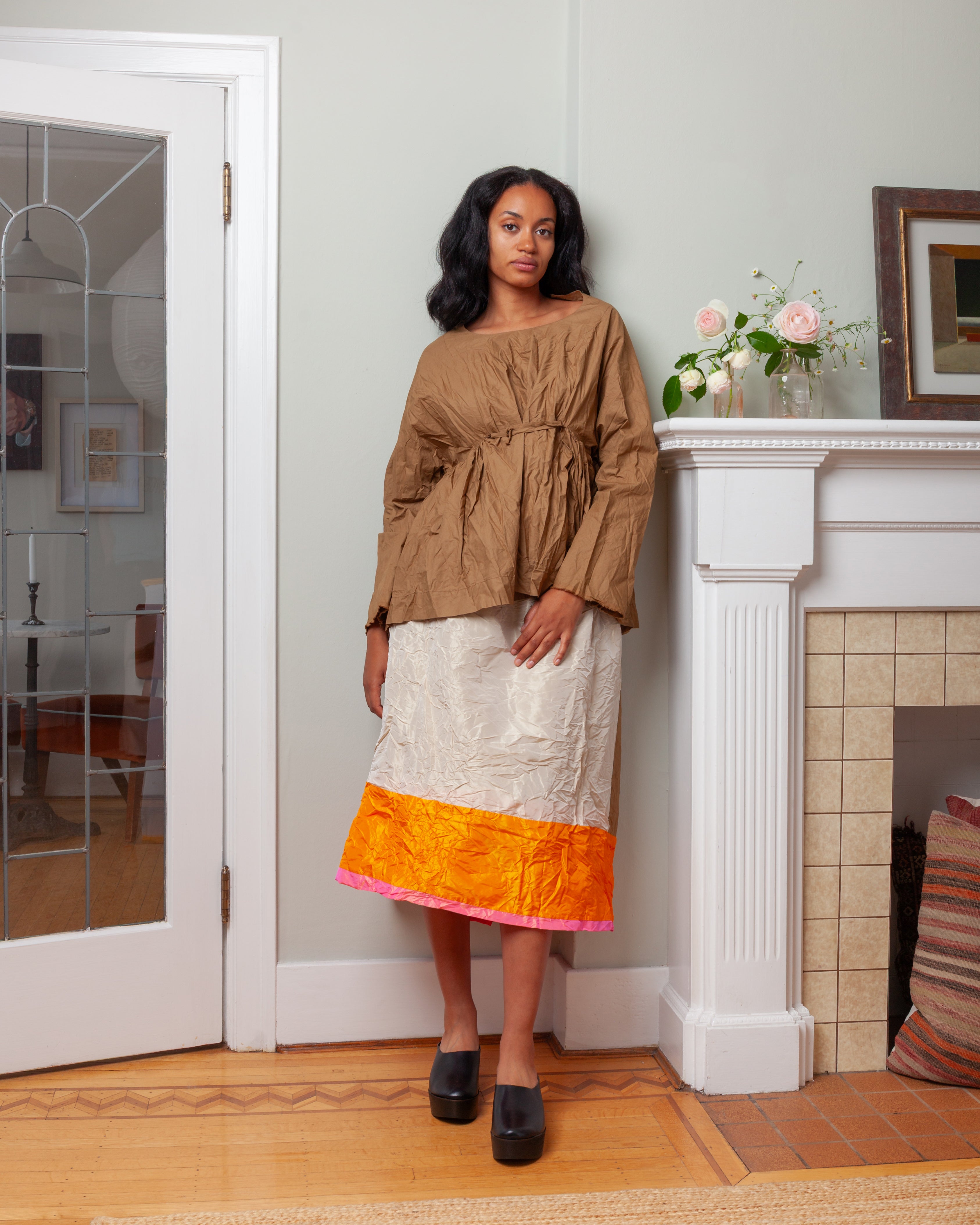 Daniela Gregis-Gonna Skirt Nastro Double Ptc 26 Lavata - Colour Mix-Skirts-Boboli-Vancouver-Canada