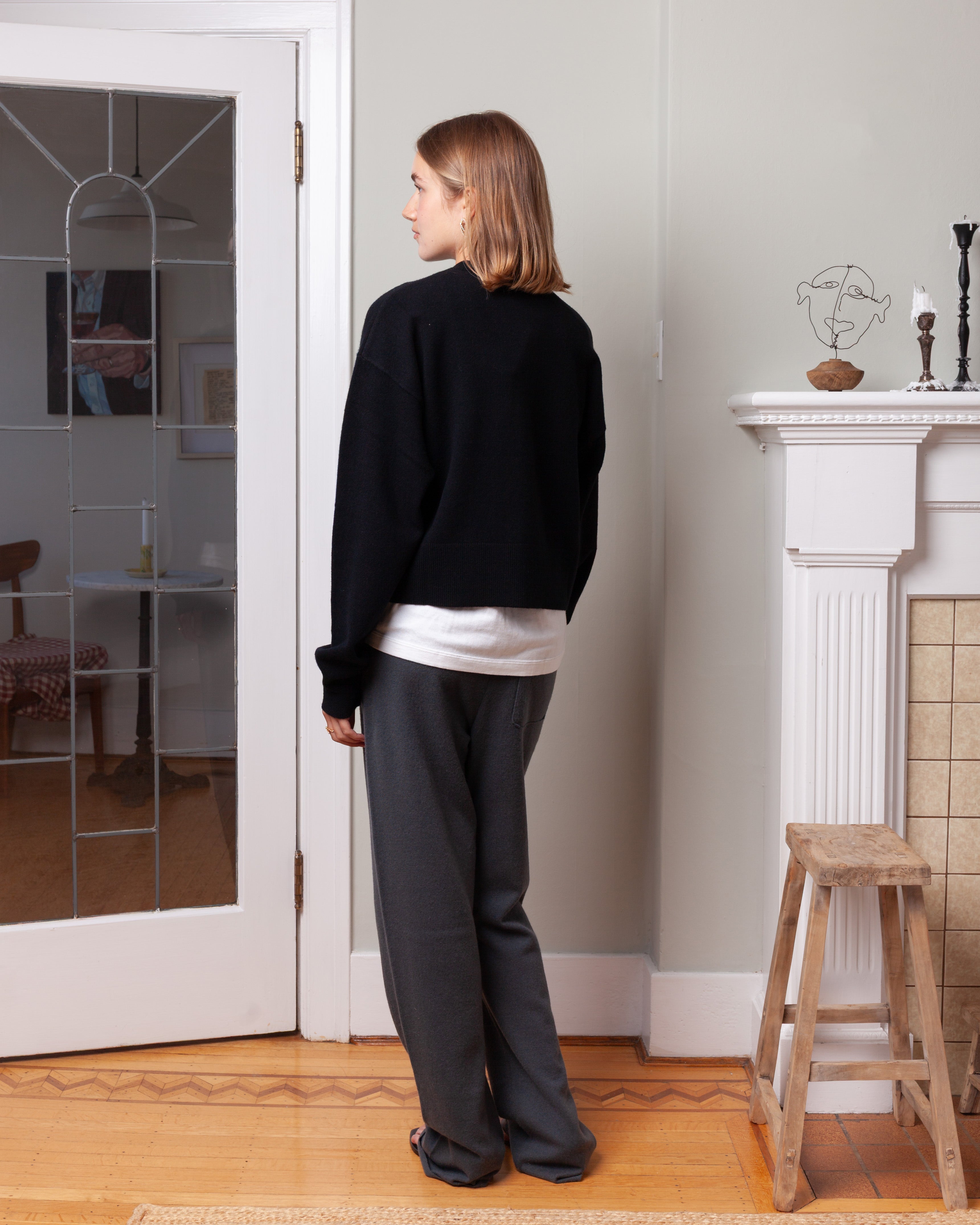 Extreme Cashmere-n°170 Chou - Raven-Cardigans-Boboli-Vancouver-Canada