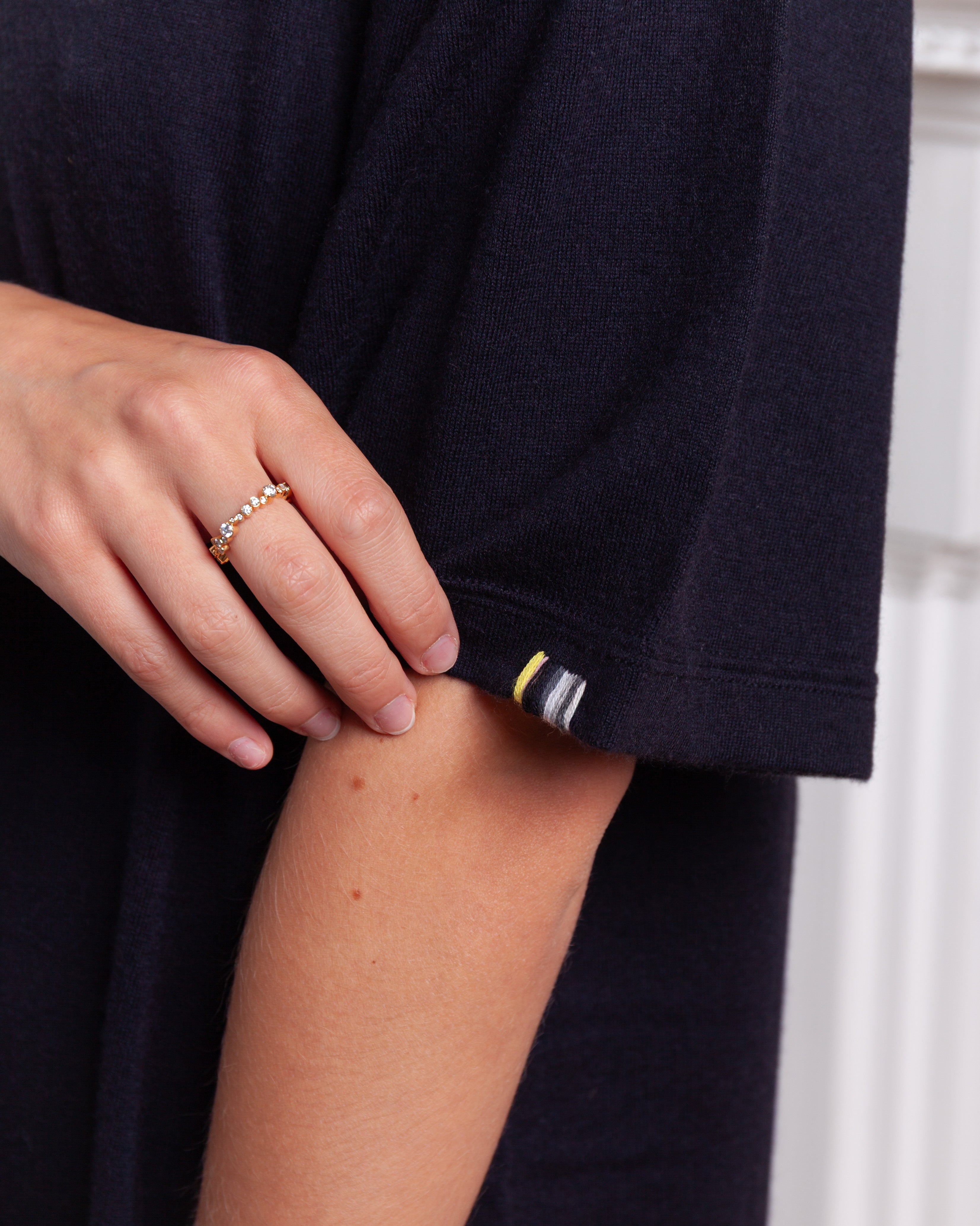 Extreme Cashmere-n°321 Kris Short - Navy Blue-Dresses-Boboli-Vancouver-Canada