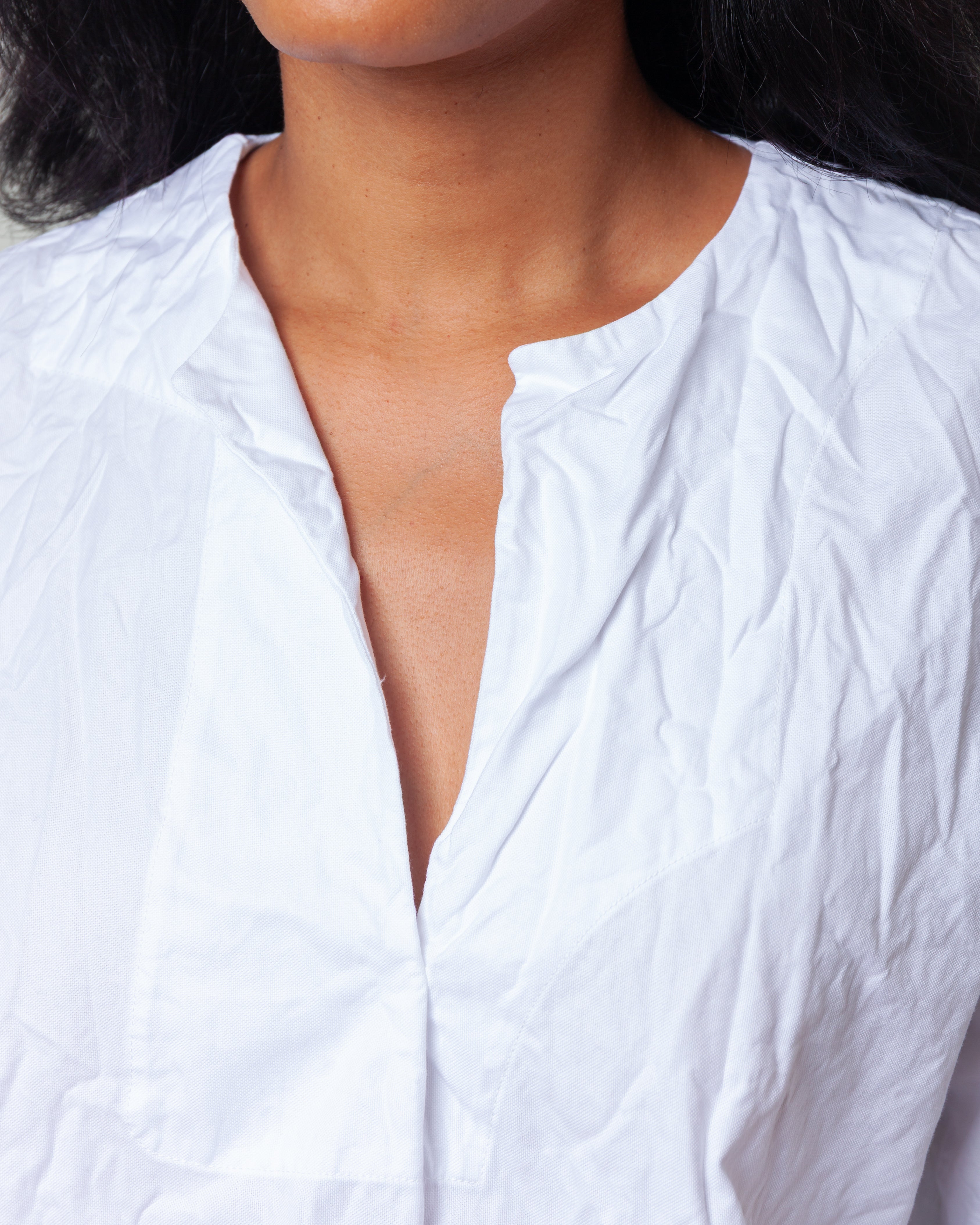 Daniela Gregis-Camicia Shirt 20.07.2025 Lavata - Optical White-Shirts-Boboli-Vancouver-Canada
