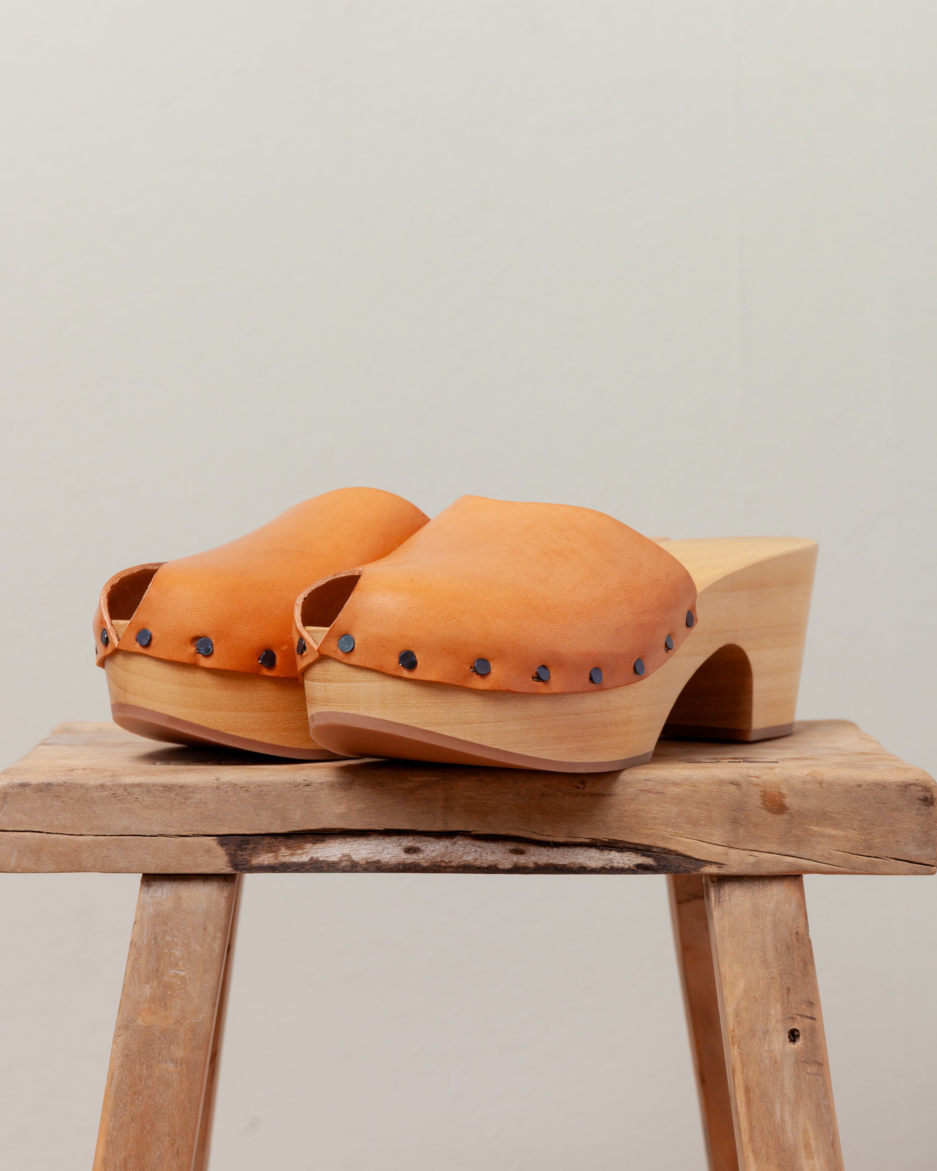 Daniela Gregis-Zoccolo Clog Buco Alto - Leather-Shoes-Boboli-Vancouver-Canada